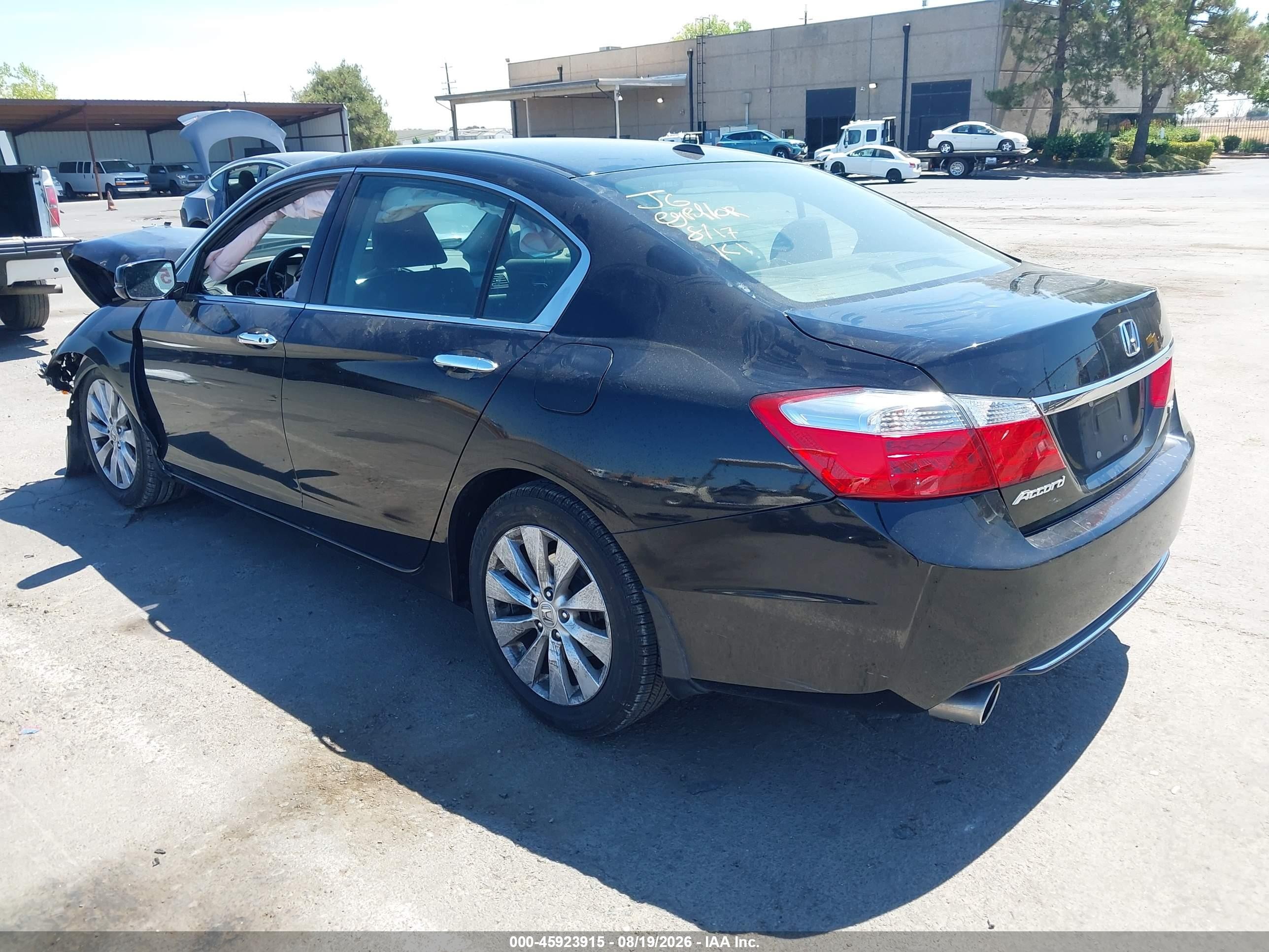 2013 Honda Accord Ex-l V-6 Черный vin: 1HGCR3F8XDA012739