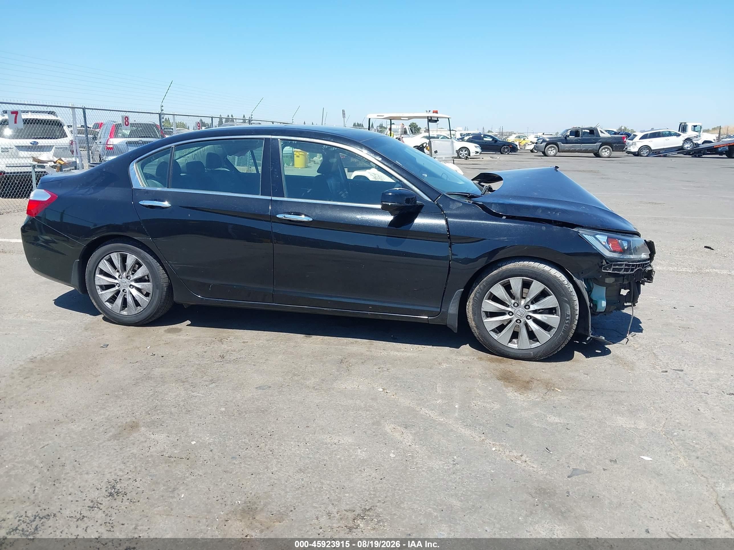 2013 Honda Accord Ex-l V-6 Черный vin: 1HGCR3F8XDA012739