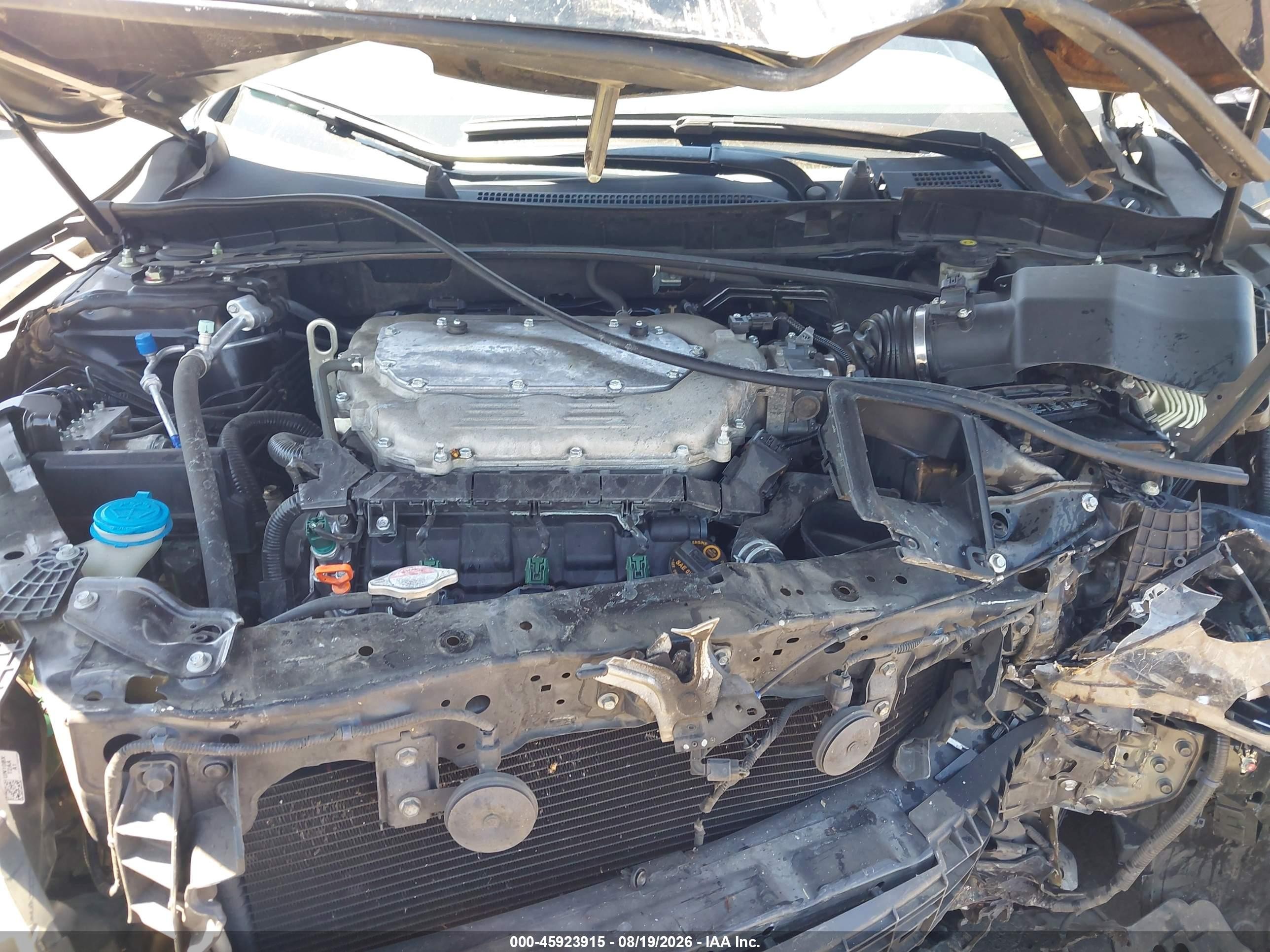 2013 Honda Accord Ex-l V-6 Черный vin: 1HGCR3F8XDA012739