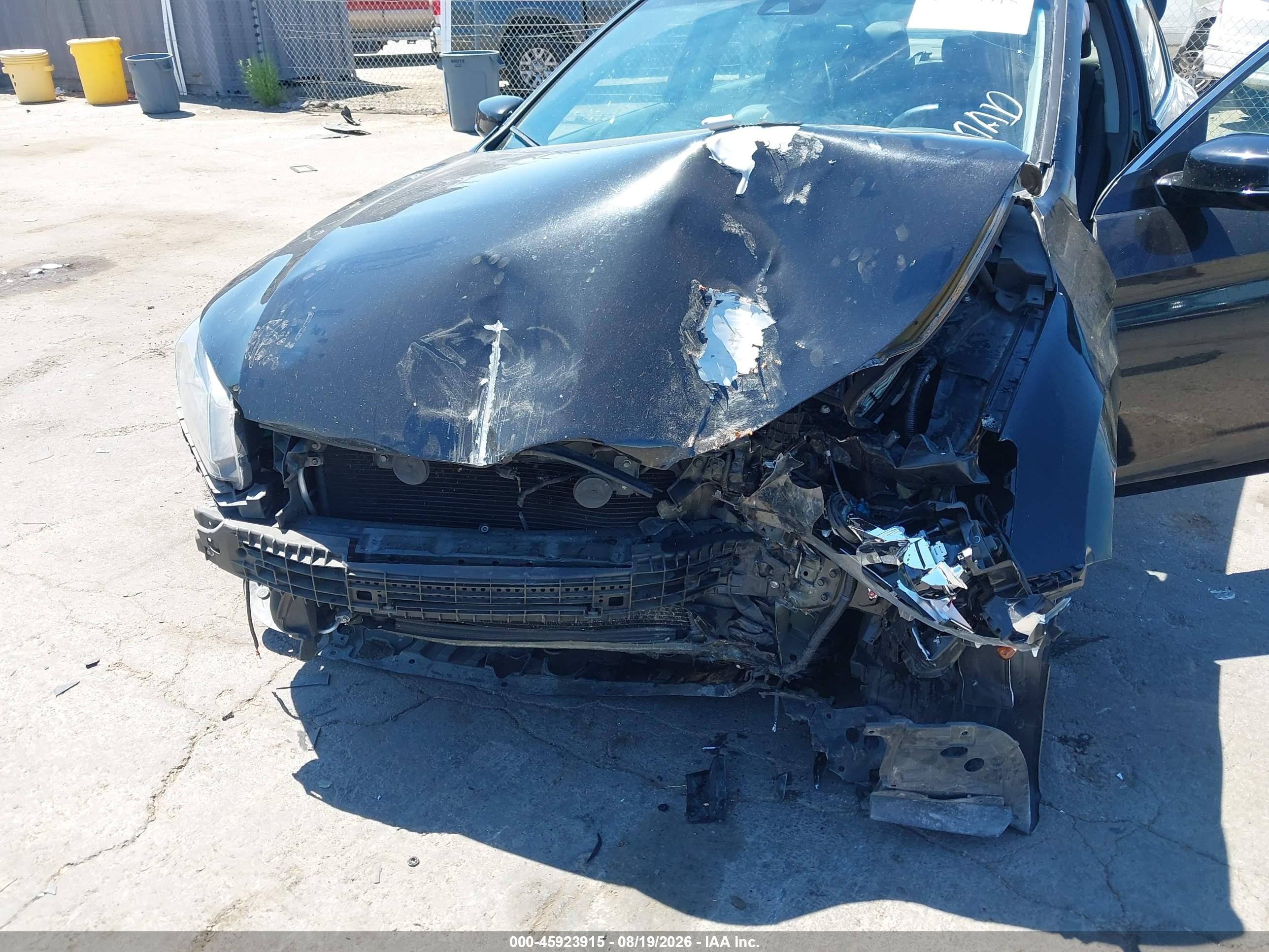 2013 Honda Accord Ex-l V-6 Черный vin: 1HGCR3F8XDA012739