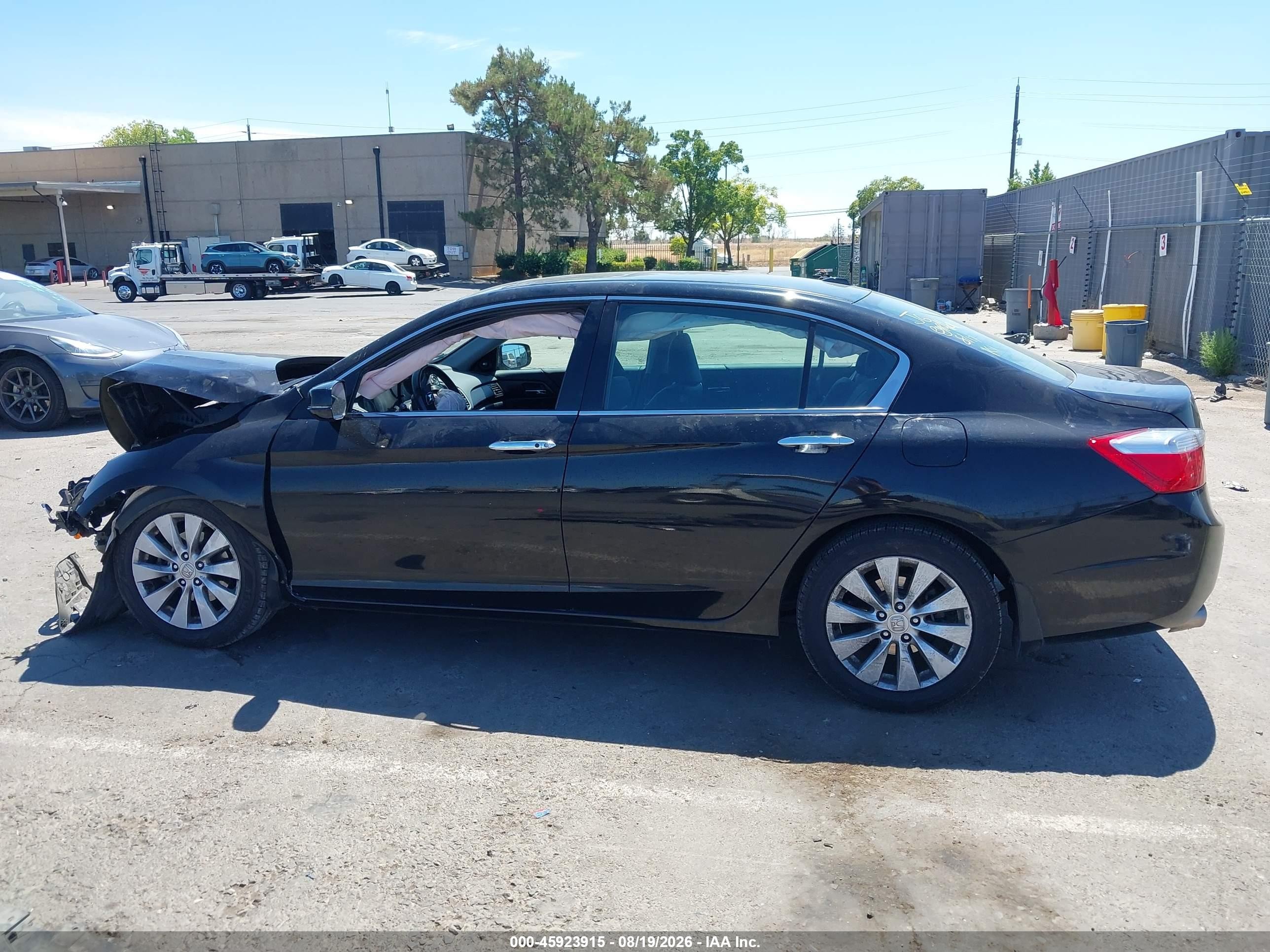2013 Honda Accord Ex-l V-6 Черный vin: 1HGCR3F8XDA012739