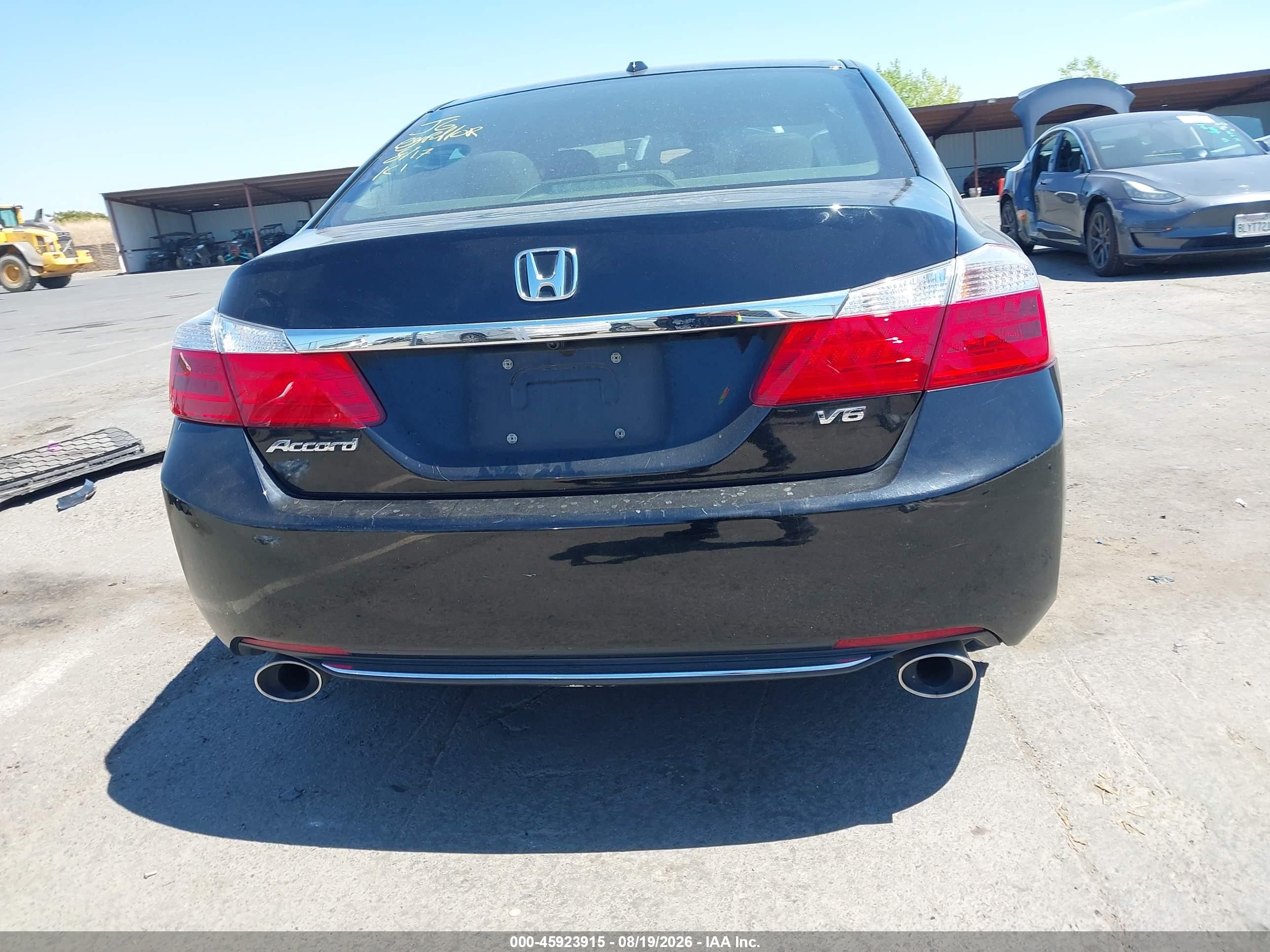 2013 Honda Accord Ex-l V-6 Черный vin: 1HGCR3F8XDA012739