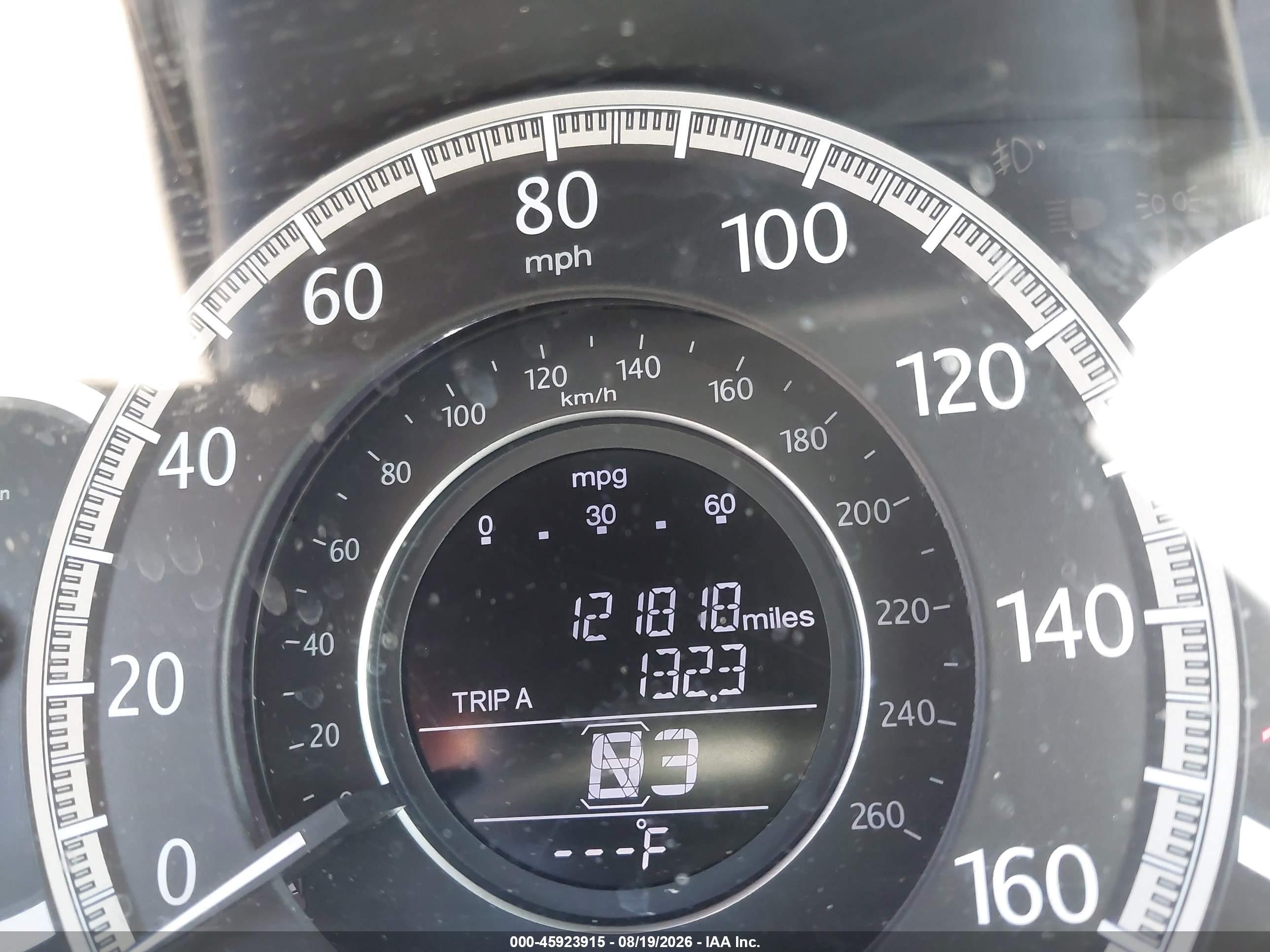 2013 Honda Accord Ex-l V-6 Черный vin: 1HGCR3F8XDA012739