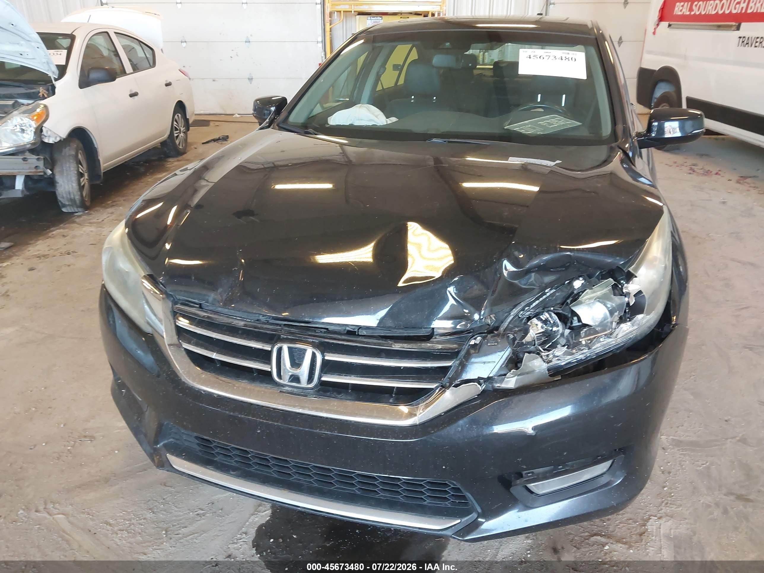 2013 Honda Accord Ex-l V-6 Black vin: 1HGCR3F8XDA019920