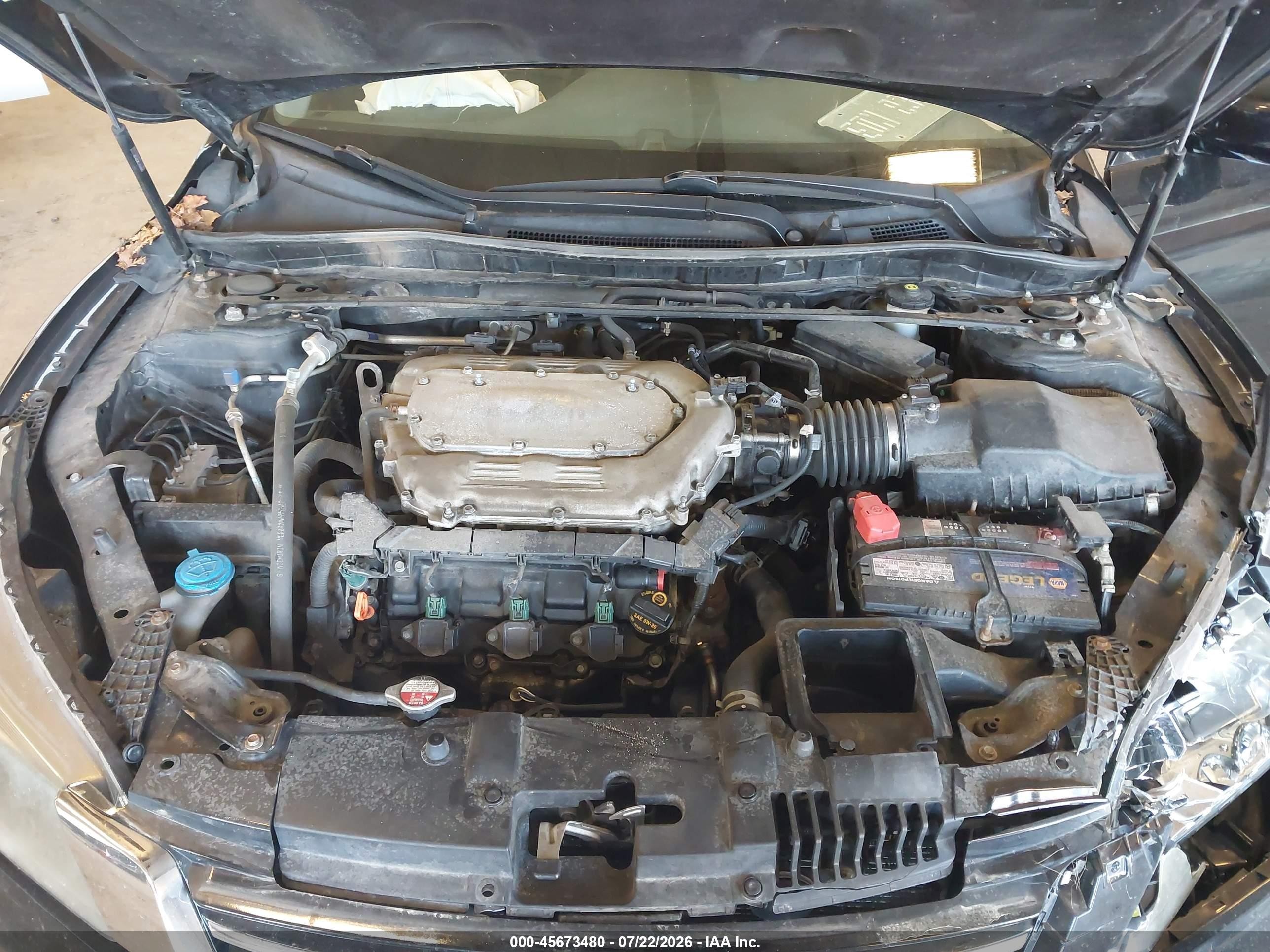 2013 Honda Accord Ex-l V-6 Black vin: 1HGCR3F8XDA019920
