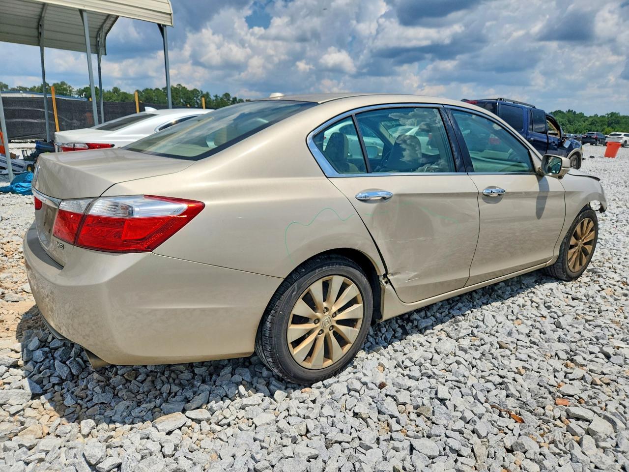 2013 Honda Accord Exl Gold vin: 1HGCR3F8XDA030660