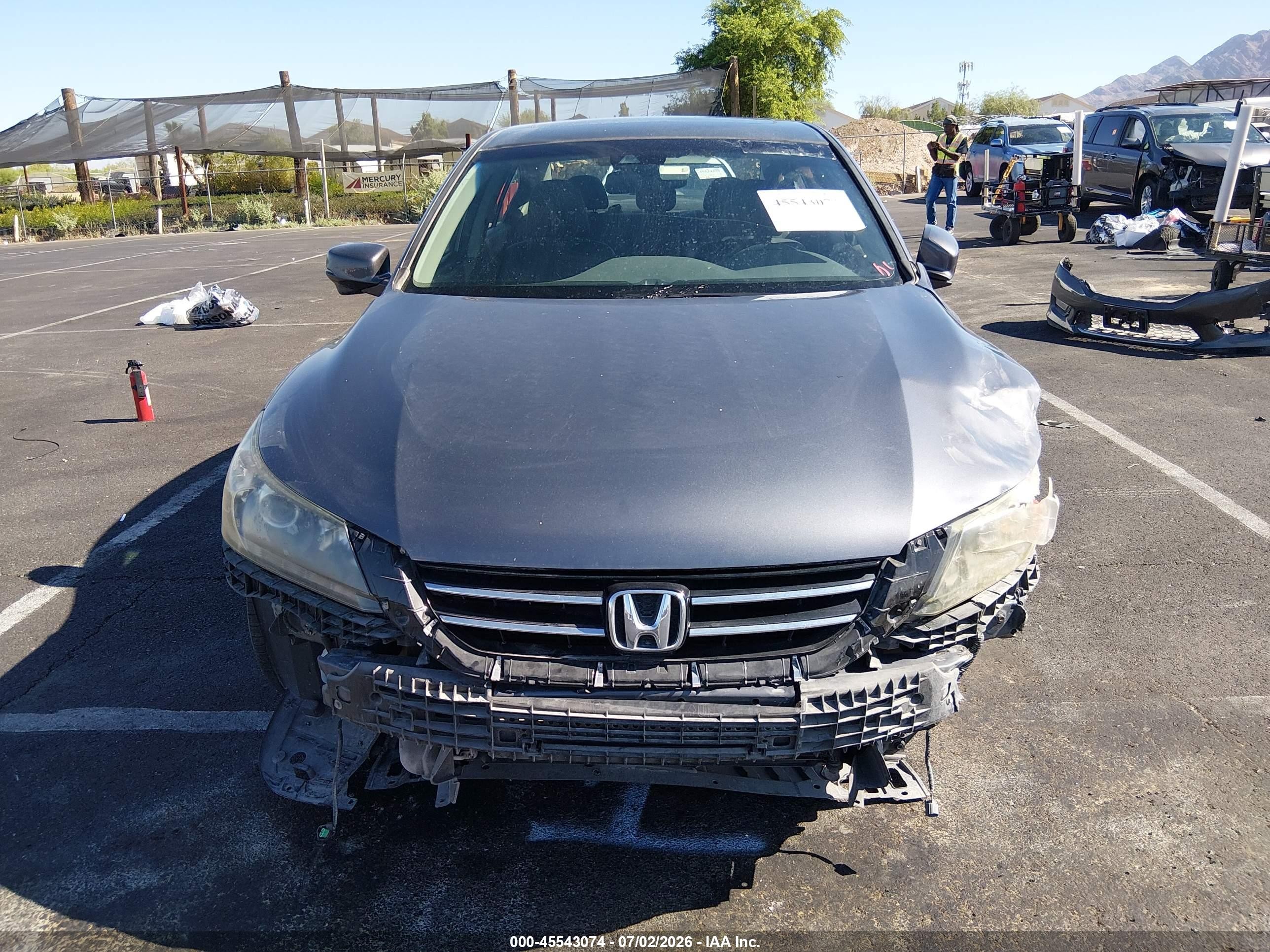 2013 Honda Accord Ex-l V-6 Gray vin: 1HGCR3F8XDA042937