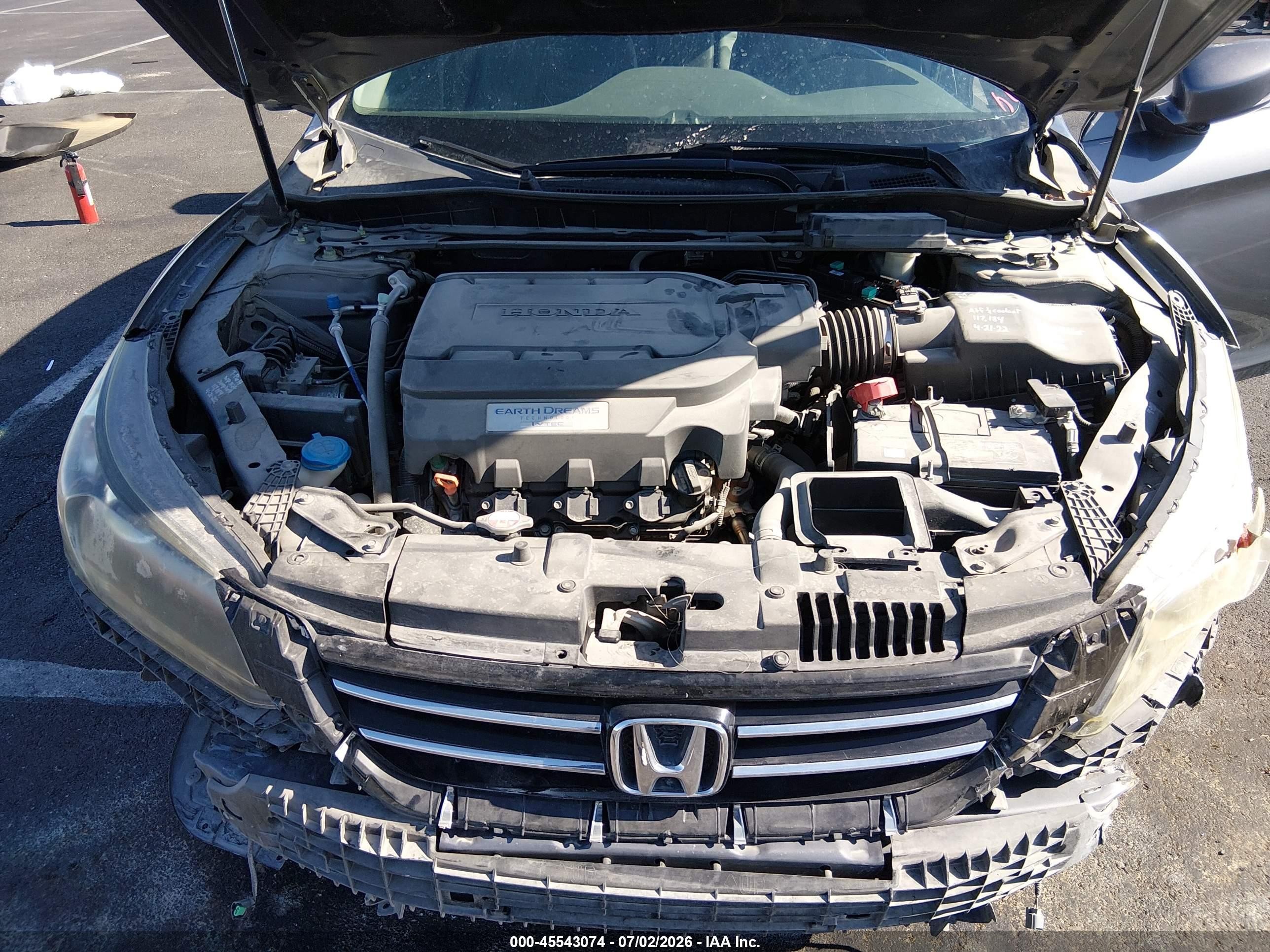 2013 Honda Accord Ex-l V-6 Gray vin: 1HGCR3F8XDA042937
