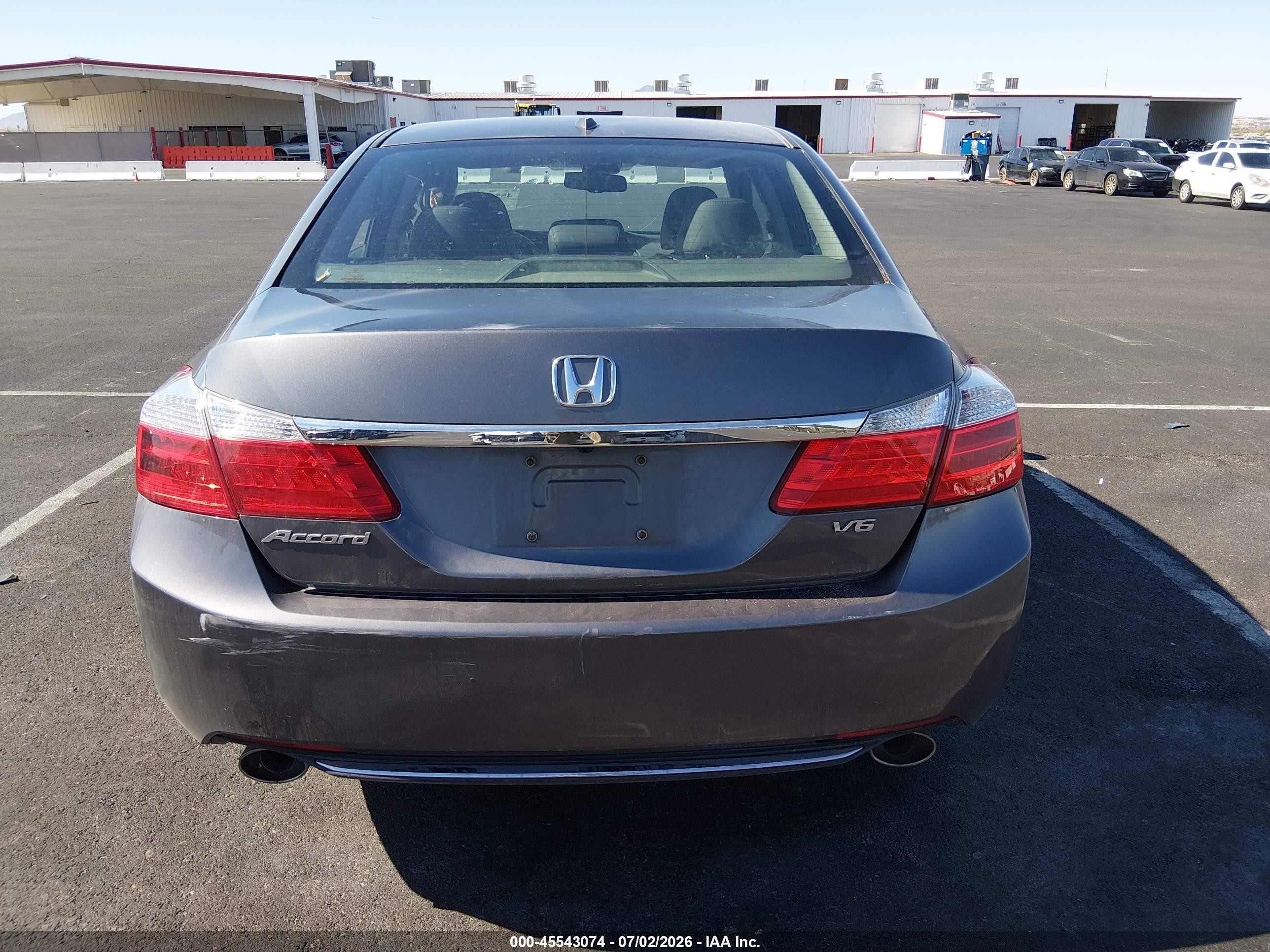 2013 Honda Accord Ex-l V-6 Gray vin: 1HGCR3F8XDA042937