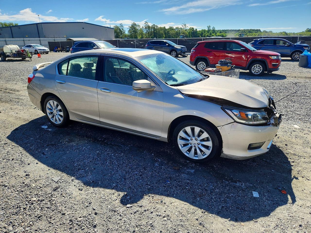 2014 Honda Accord Exl Gold vin: 1HGCR3F8XEA024665