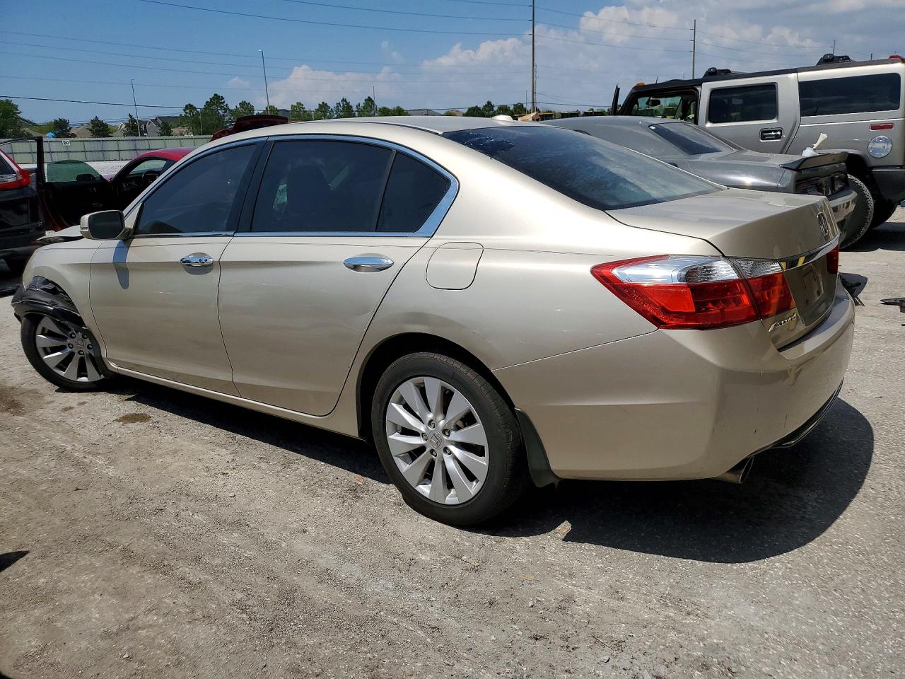 2014 Honda Accord Exl Cream vin: 1HGCR3F8XEA036606