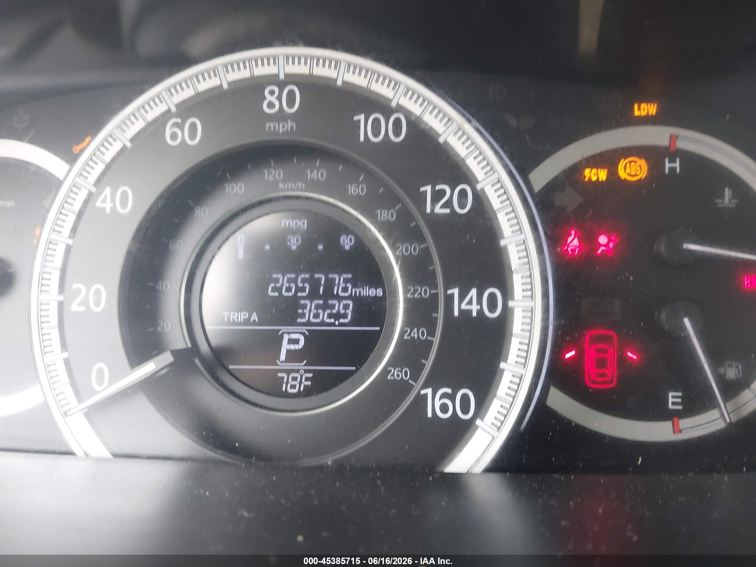 2015 Honda Accord Ex-l V-6 White vin: 1HGCR3F8XFA000254