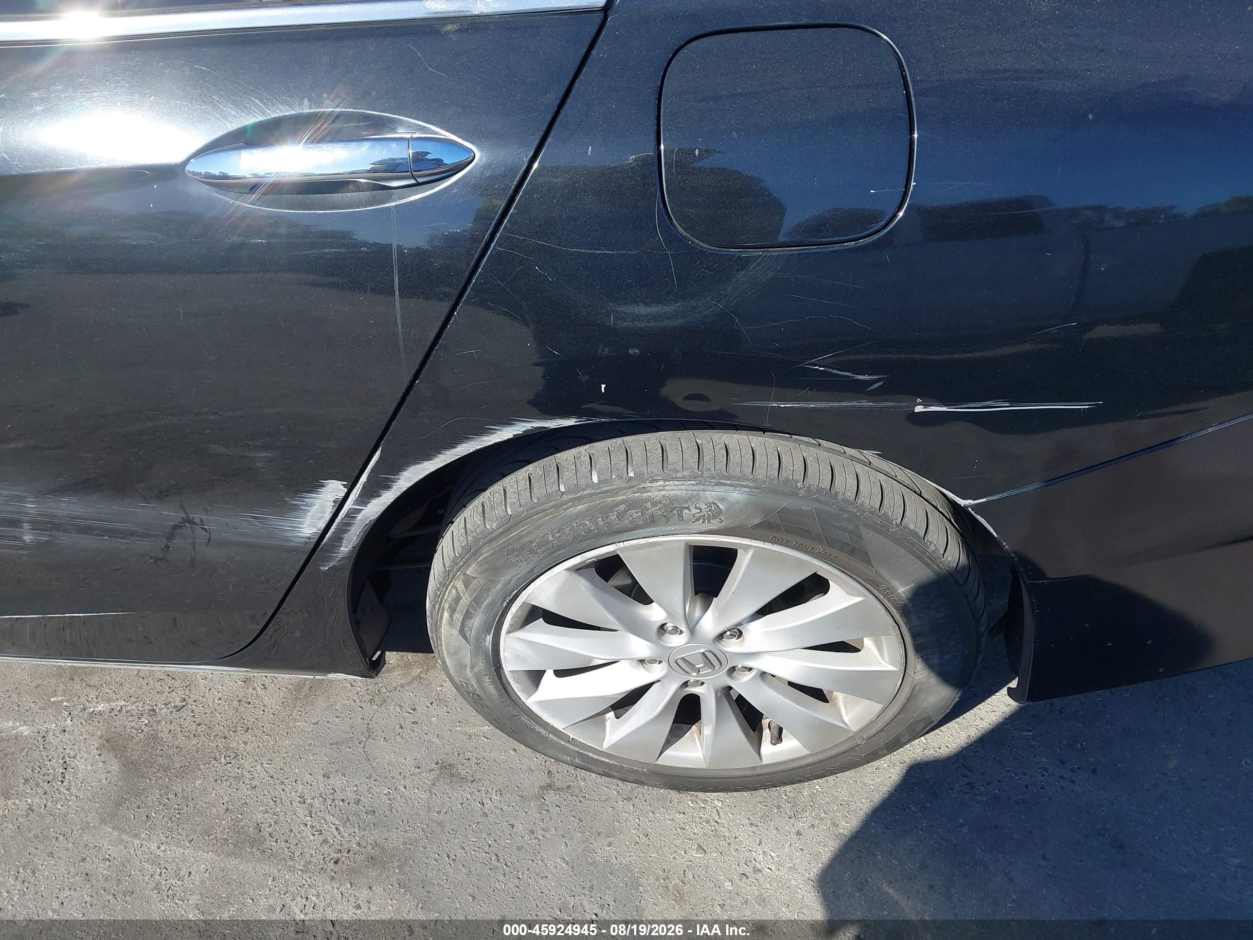 2015 Honda Accord Ex-l V-6 Black vin: 1HGCR3F8XFA000898