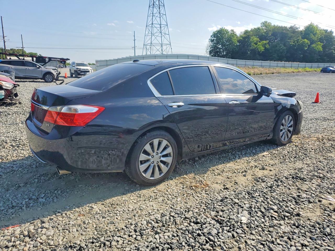 2015 Honda Accord Exl Black vin: 1HGCR3F8XFA012582