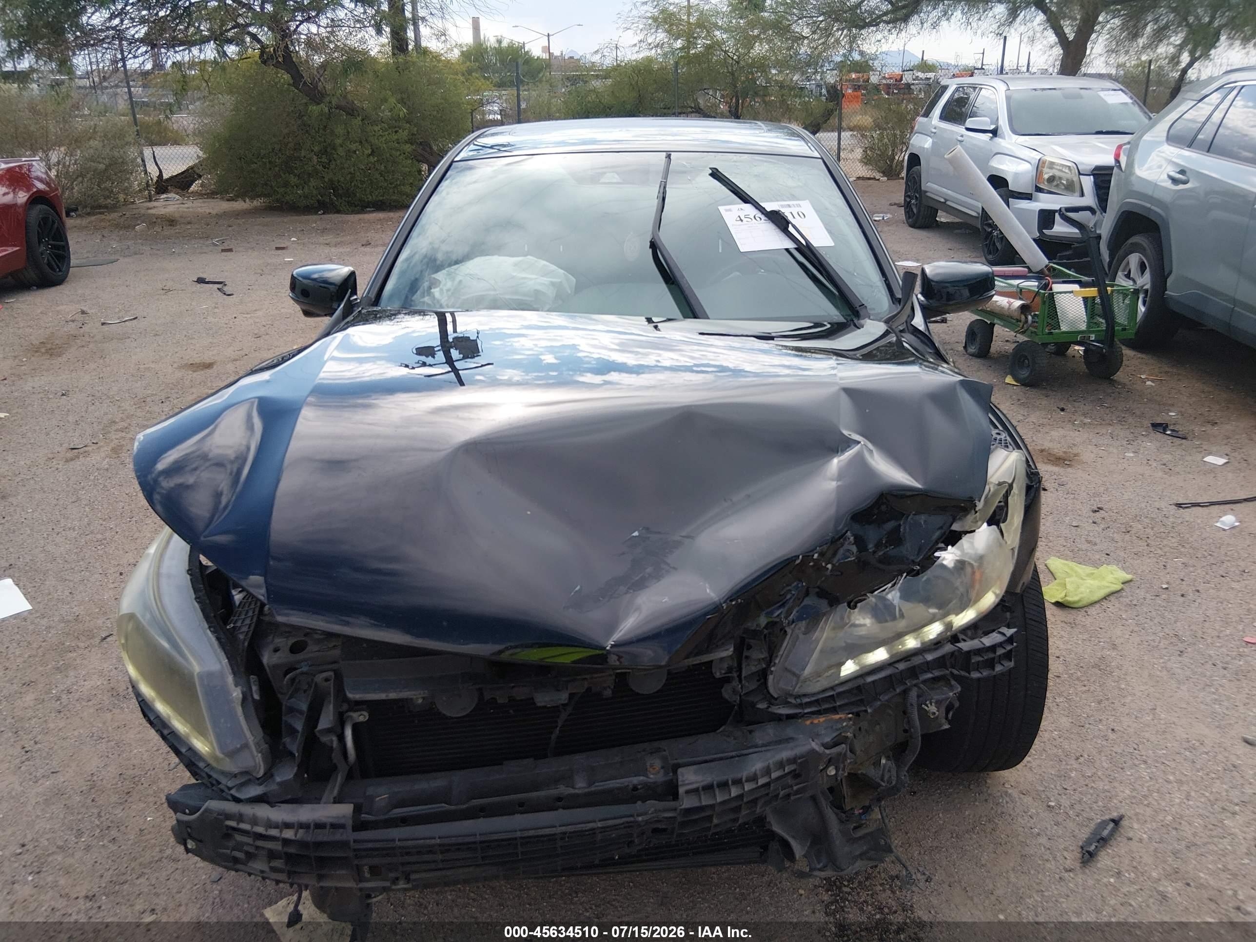 2015 Honda Accord Ex-l V-6 Black vin: 1HGCR3F8XFA023811