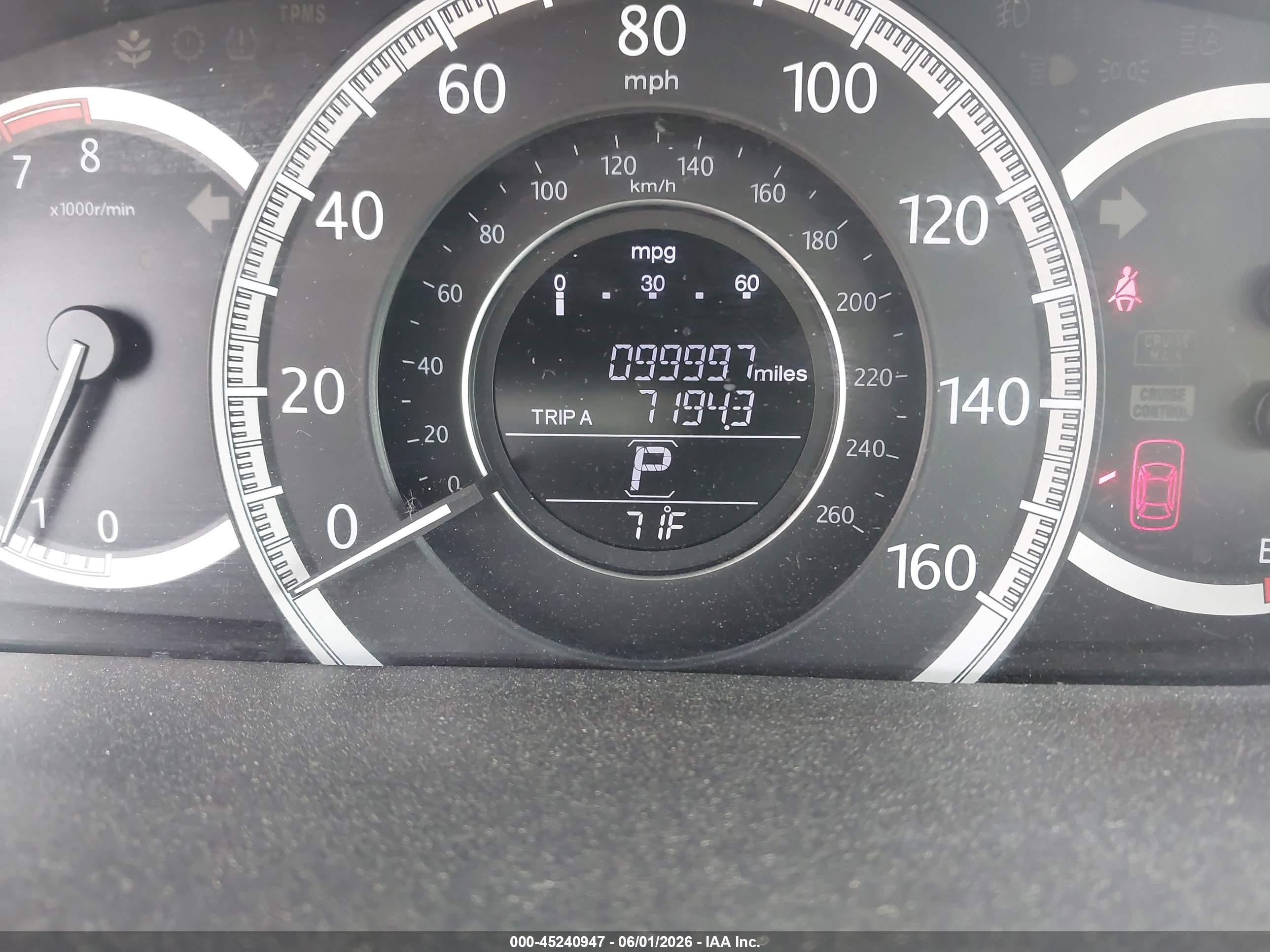2015 Honda Accord Ex-l V-6 Red vin: 1HGCR3F8XFA036624
