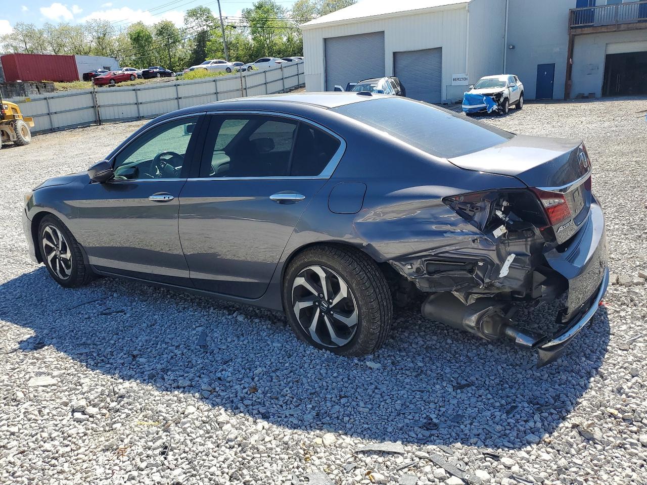 2016 Honda Accord Exl Gray vin: 1HGCR3F8XGA022756