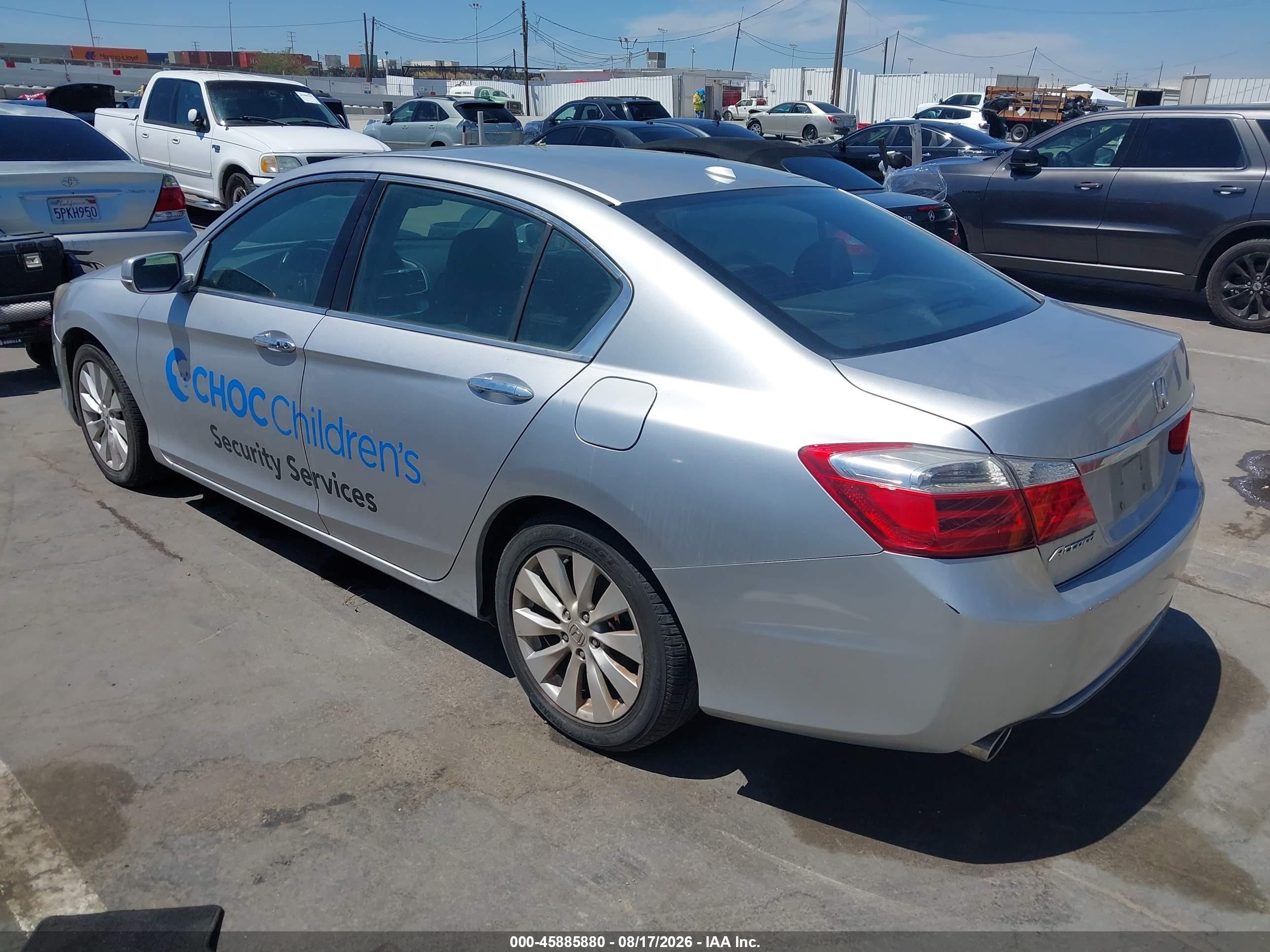 2013 Honda Accord Touring Silver vin: 1HGCR3F90DA039439