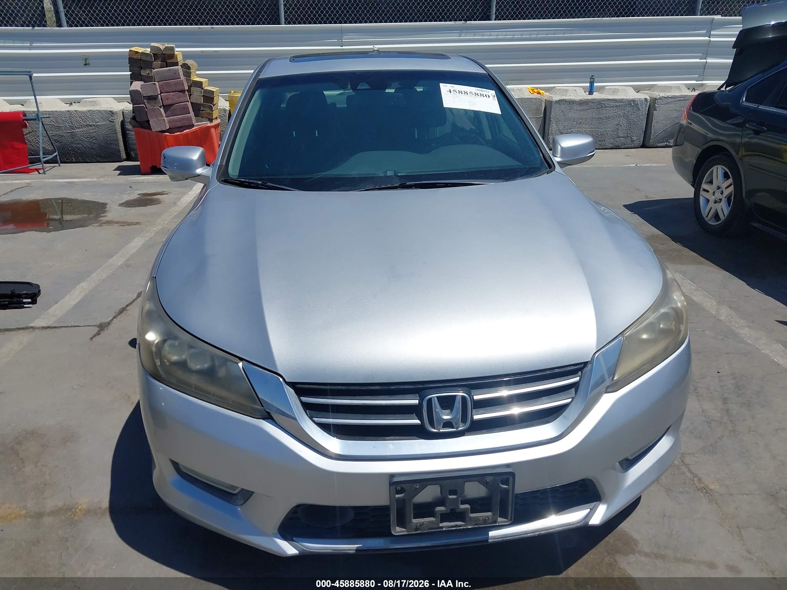 2013 Honda Accord Touring Silver vin: 1HGCR3F90DA039439
