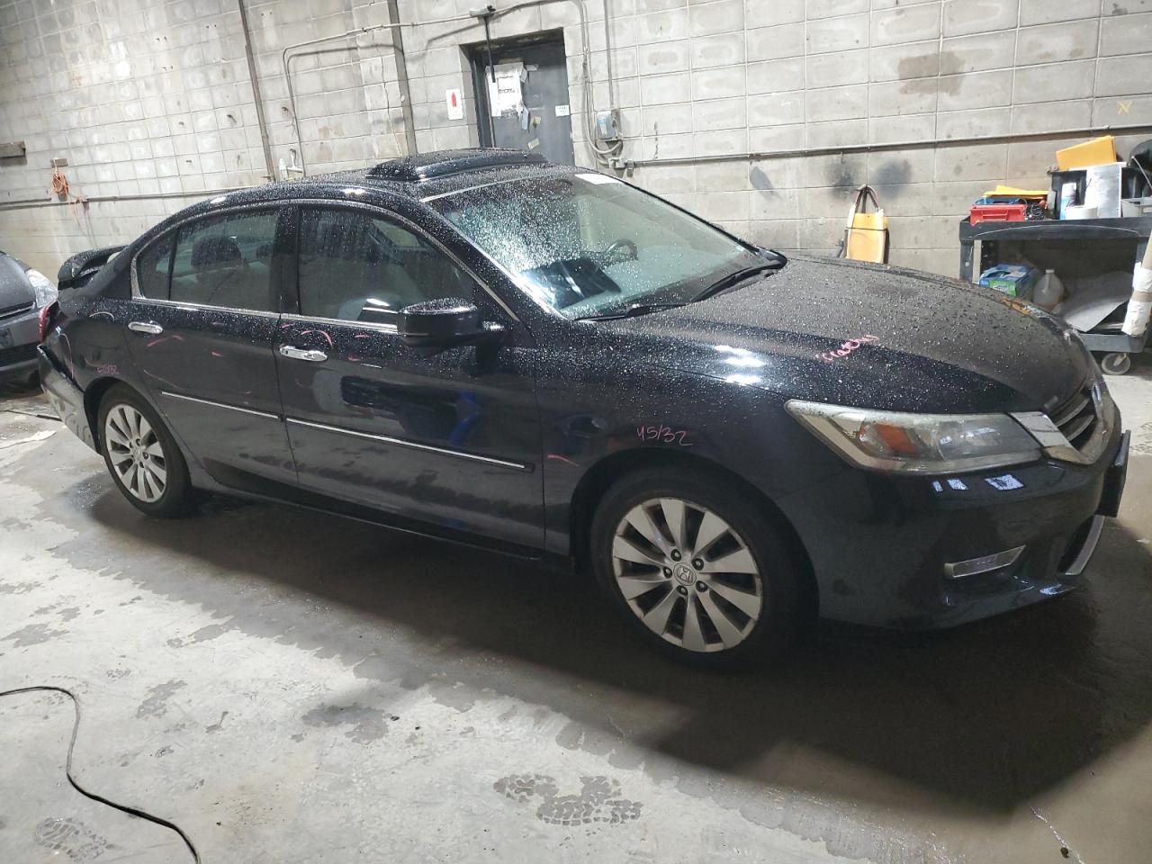 2013 Honda Accord Touring Black vin: 1HGCR3F91DA005476