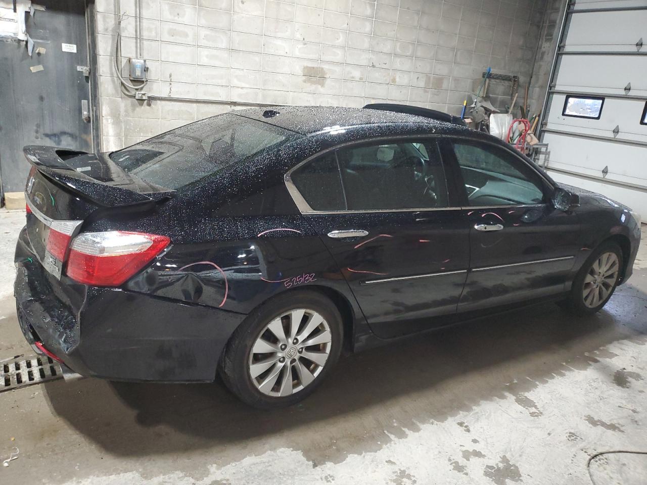 2013 Honda Accord Touring Black vin: 1HGCR3F91DA005476