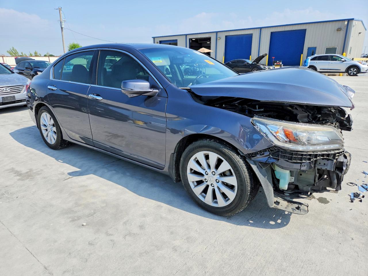 2013 Honda Accord Touring Серый vin: 1HGCR3F91DA026604