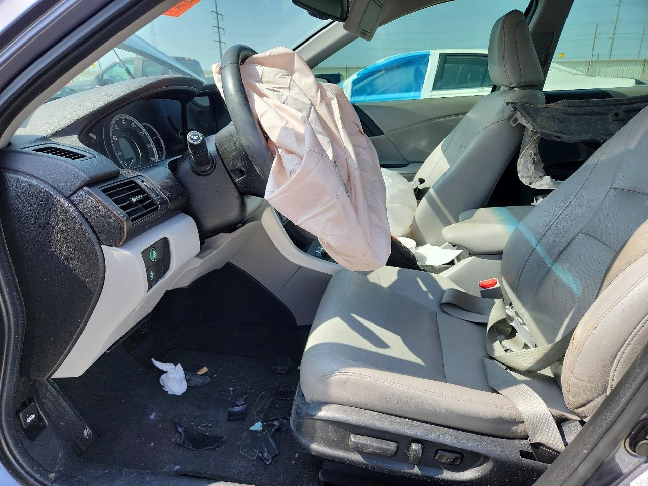 2013 Honda Accord Touring Серый vin: 1HGCR3F91DA026604