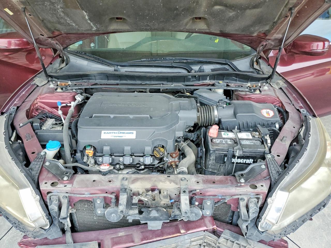 2013 Honda Accord Touring Темно-бордовый vin: 1HGCR3F91DA032810
