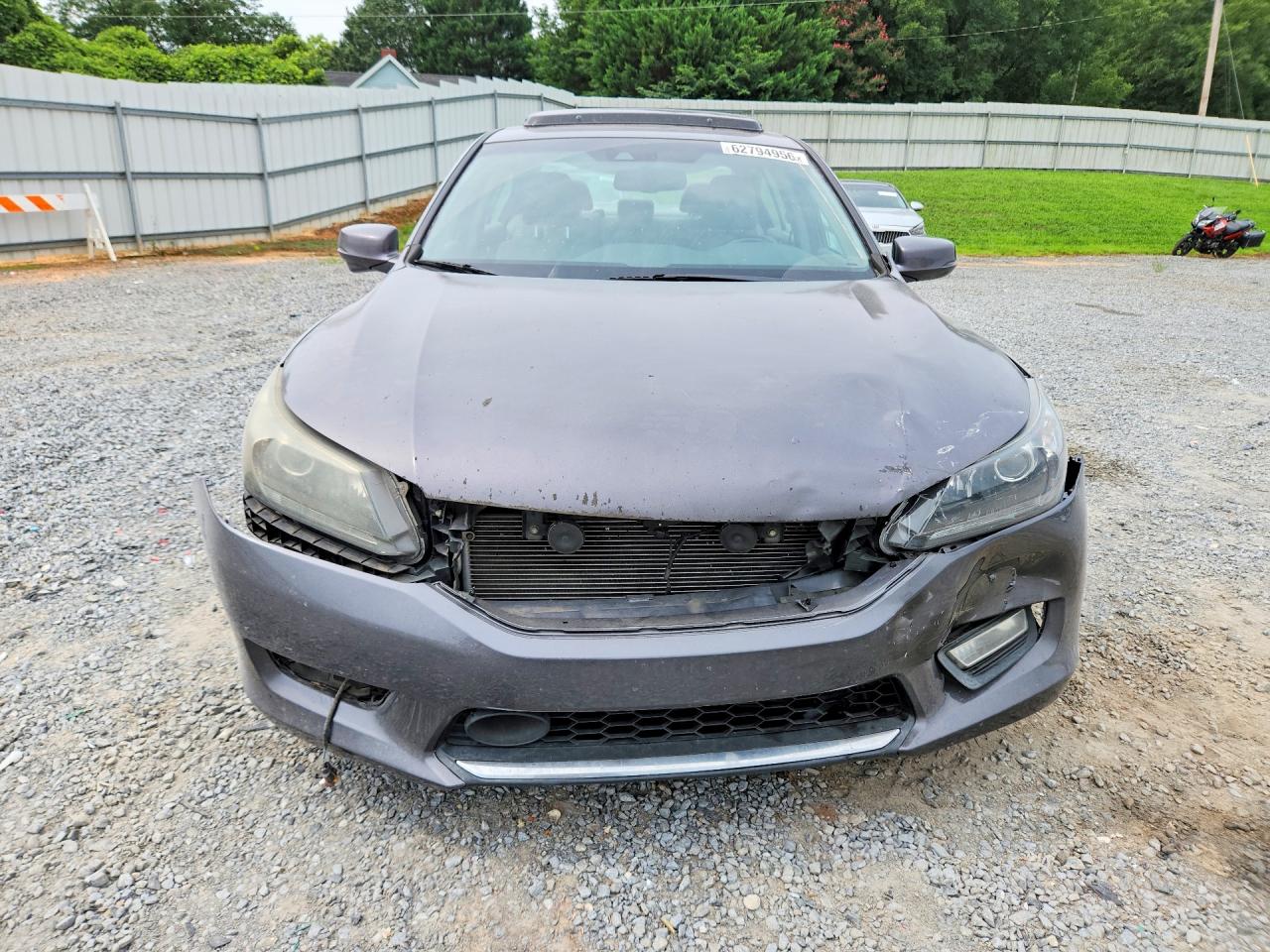 2013 Honda Accord Touring Gray vin: 1HGCR3F91DA038686
