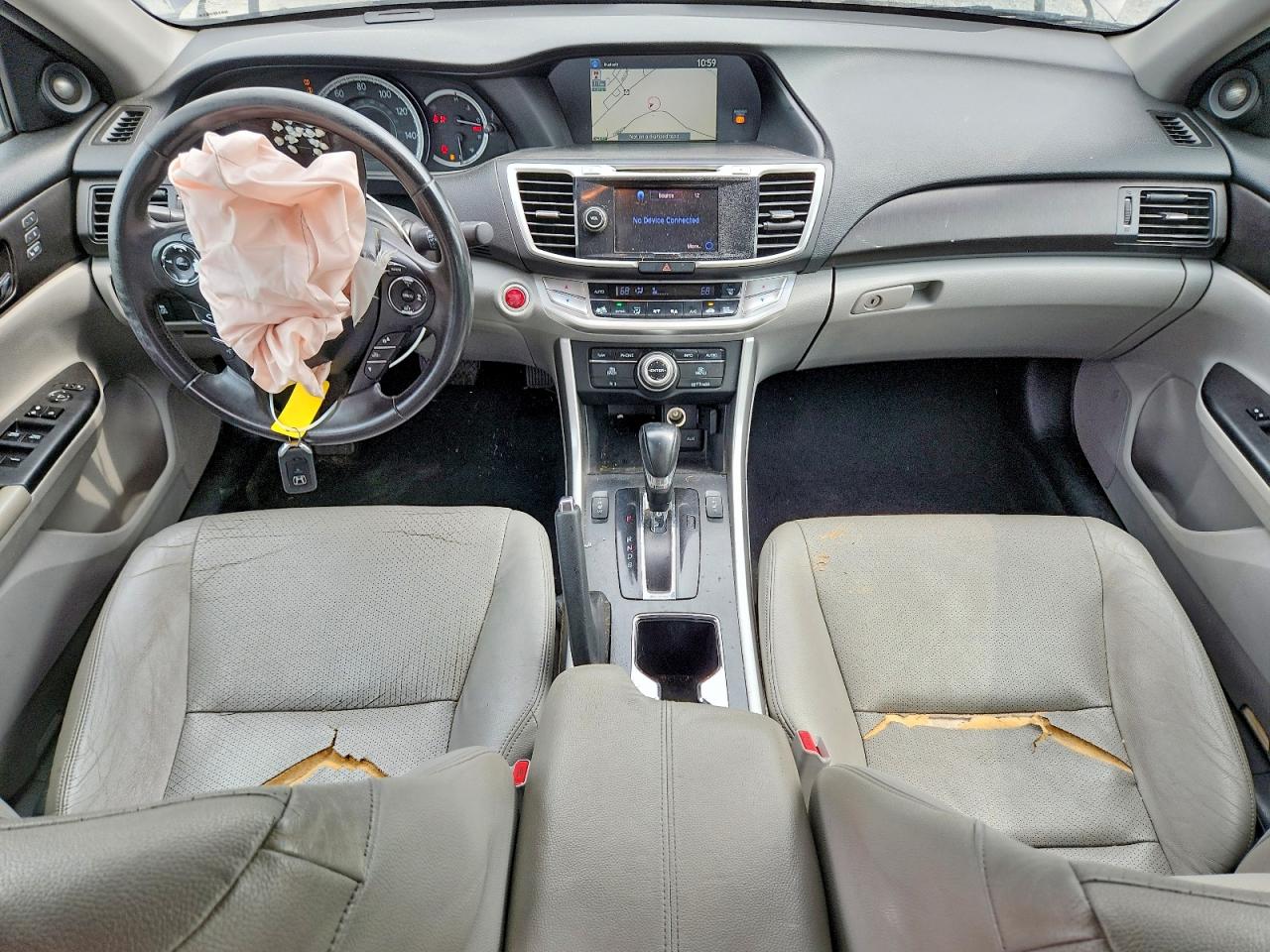 2013 Honda Accord Touring Gray vin: 1HGCR3F91DA038686
