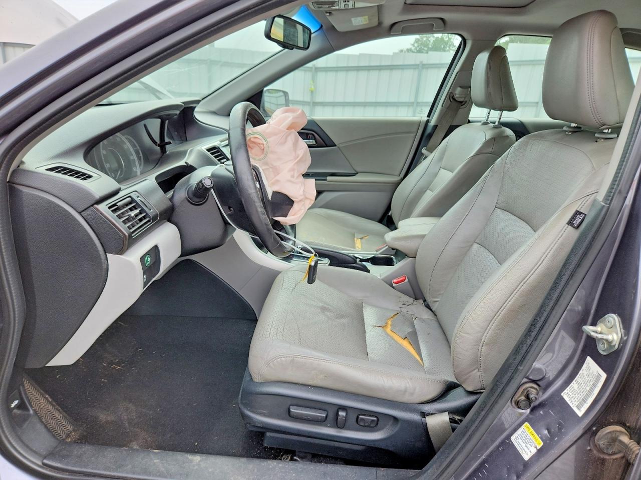 2013 Honda Accord Touring Gray vin: 1HGCR3F91DA038686