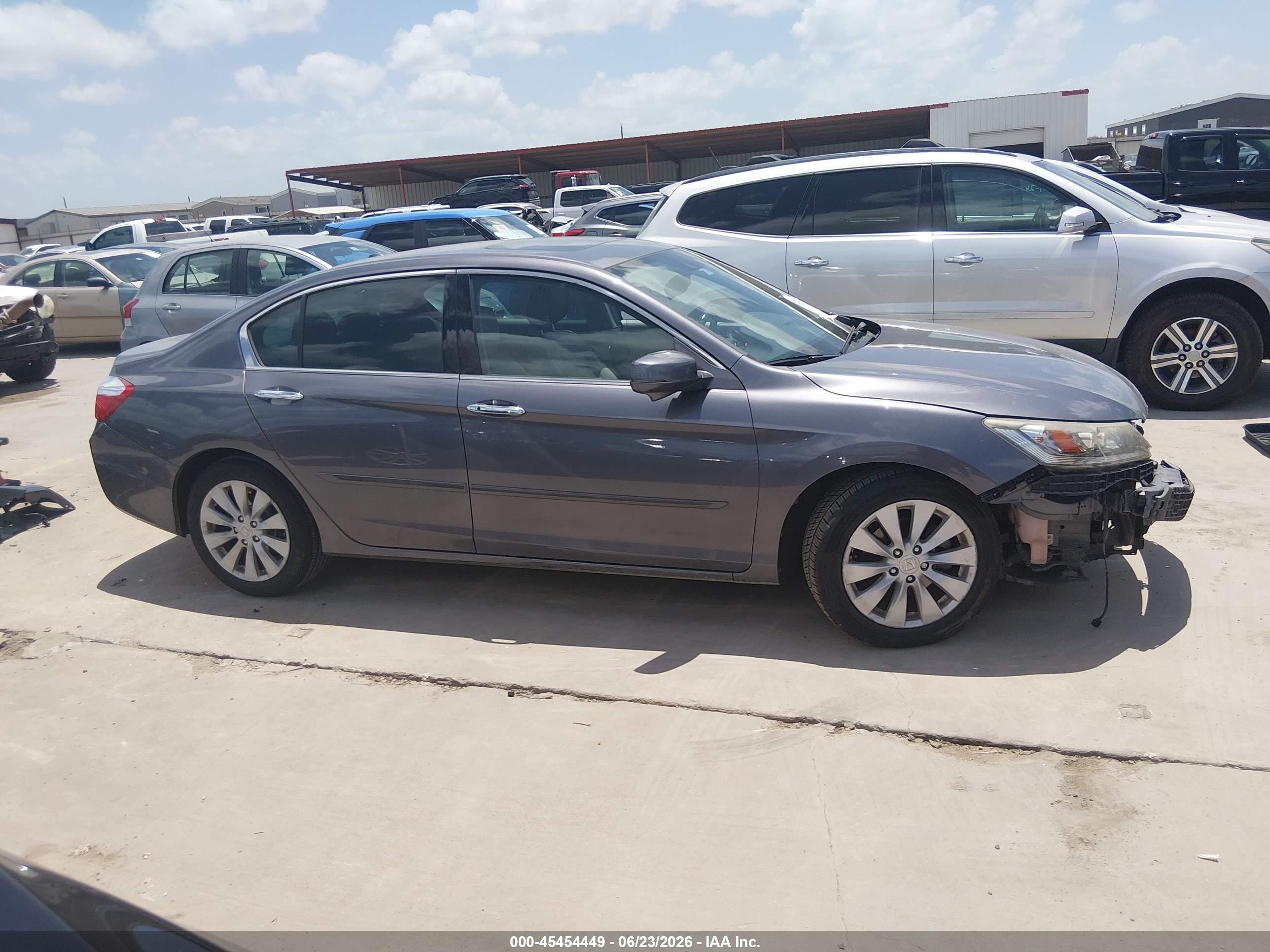 2014 Honda Accord Touring Brown vin: 1HGCR3F91EA037796