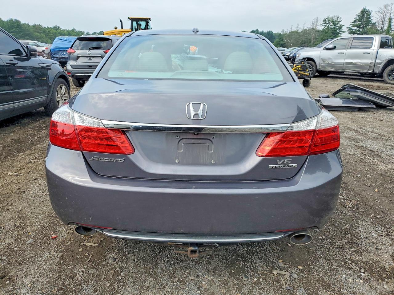 2015 Honda Accord Touring Gray vin: 1HGCR3F91FA034690