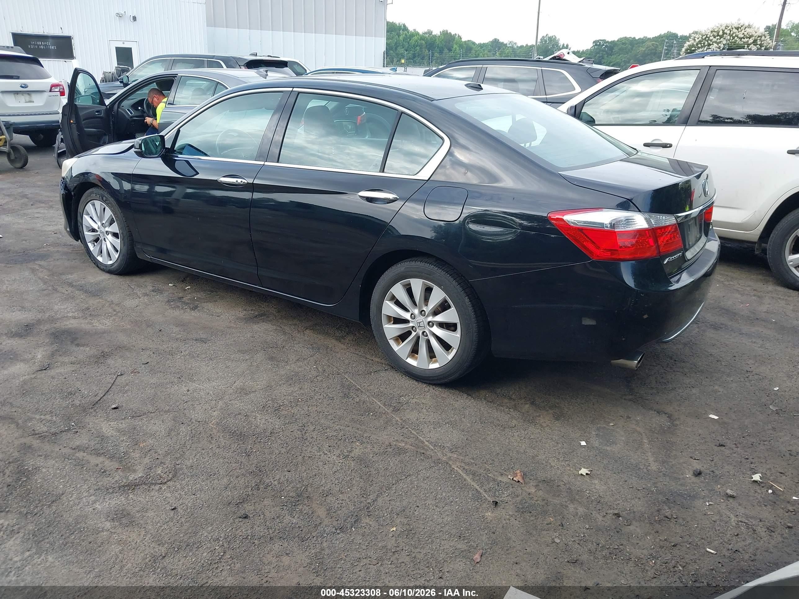 2015 Honda Accord Touring Black vin: 1HGCR3F91FA035046