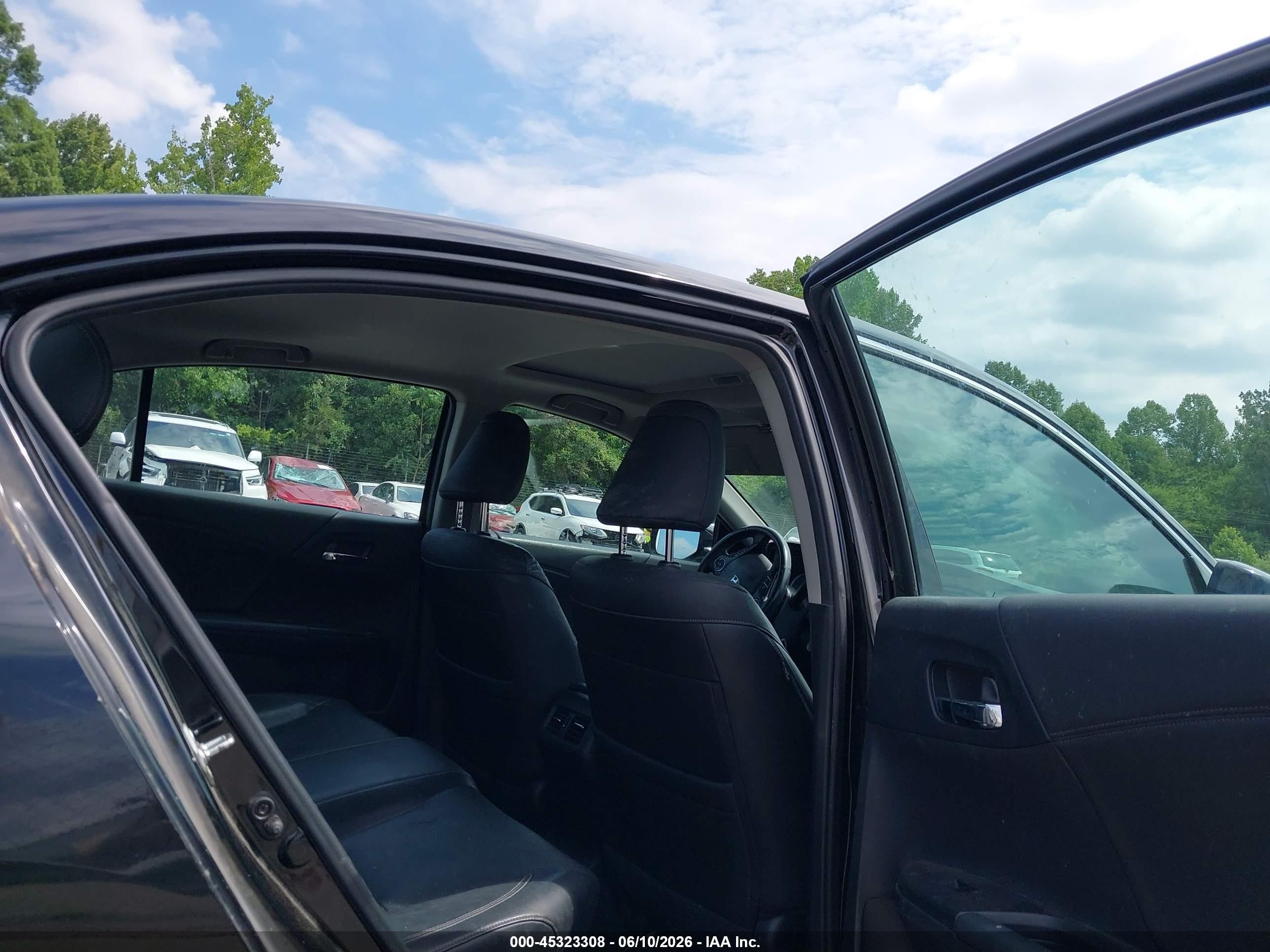 2015 Honda Accord Touring Black vin: 1HGCR3F91FA035046