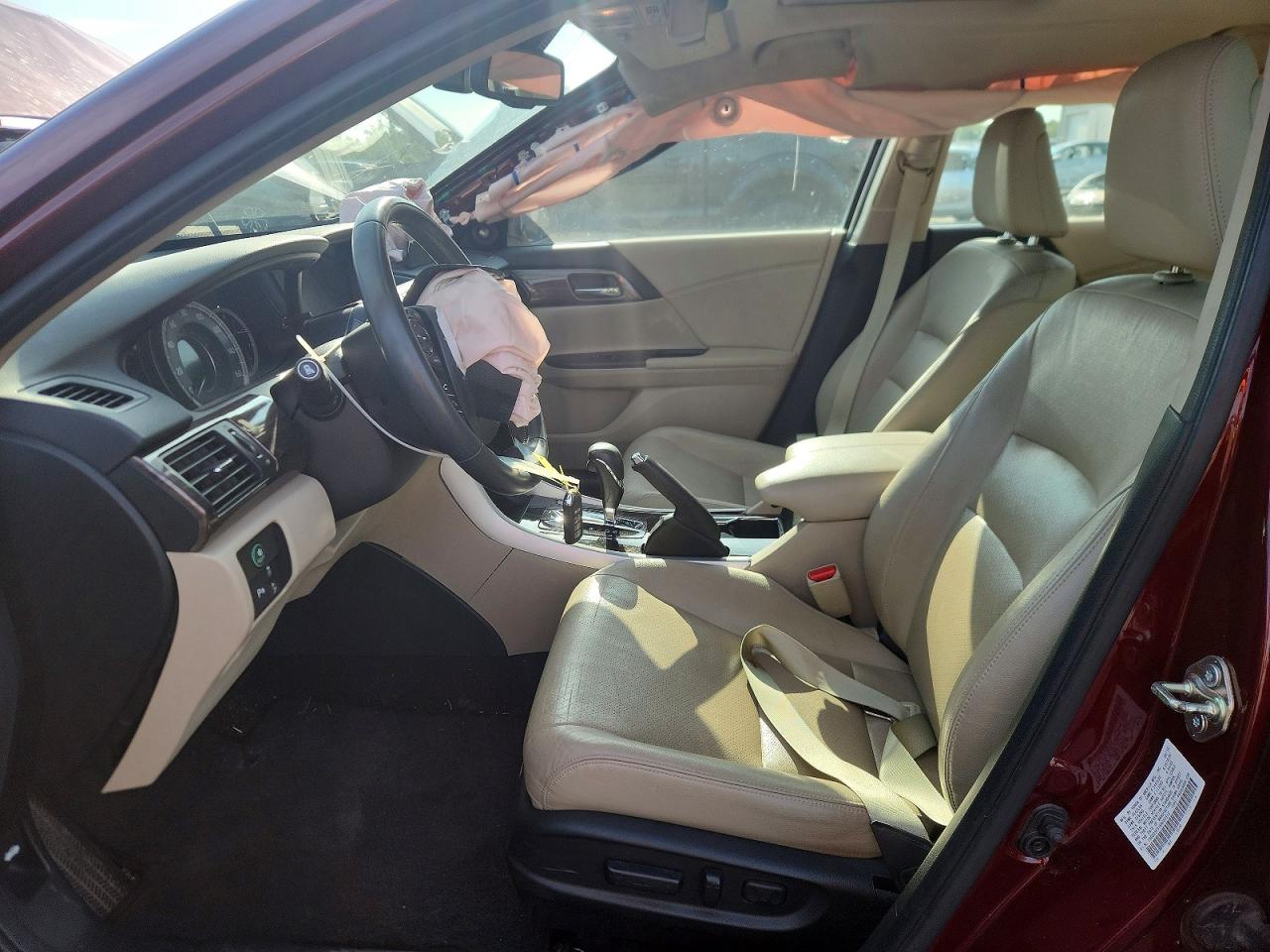 2017 Honda Accord Touring Бордовый vin: 1HGCR3F91HA000512
