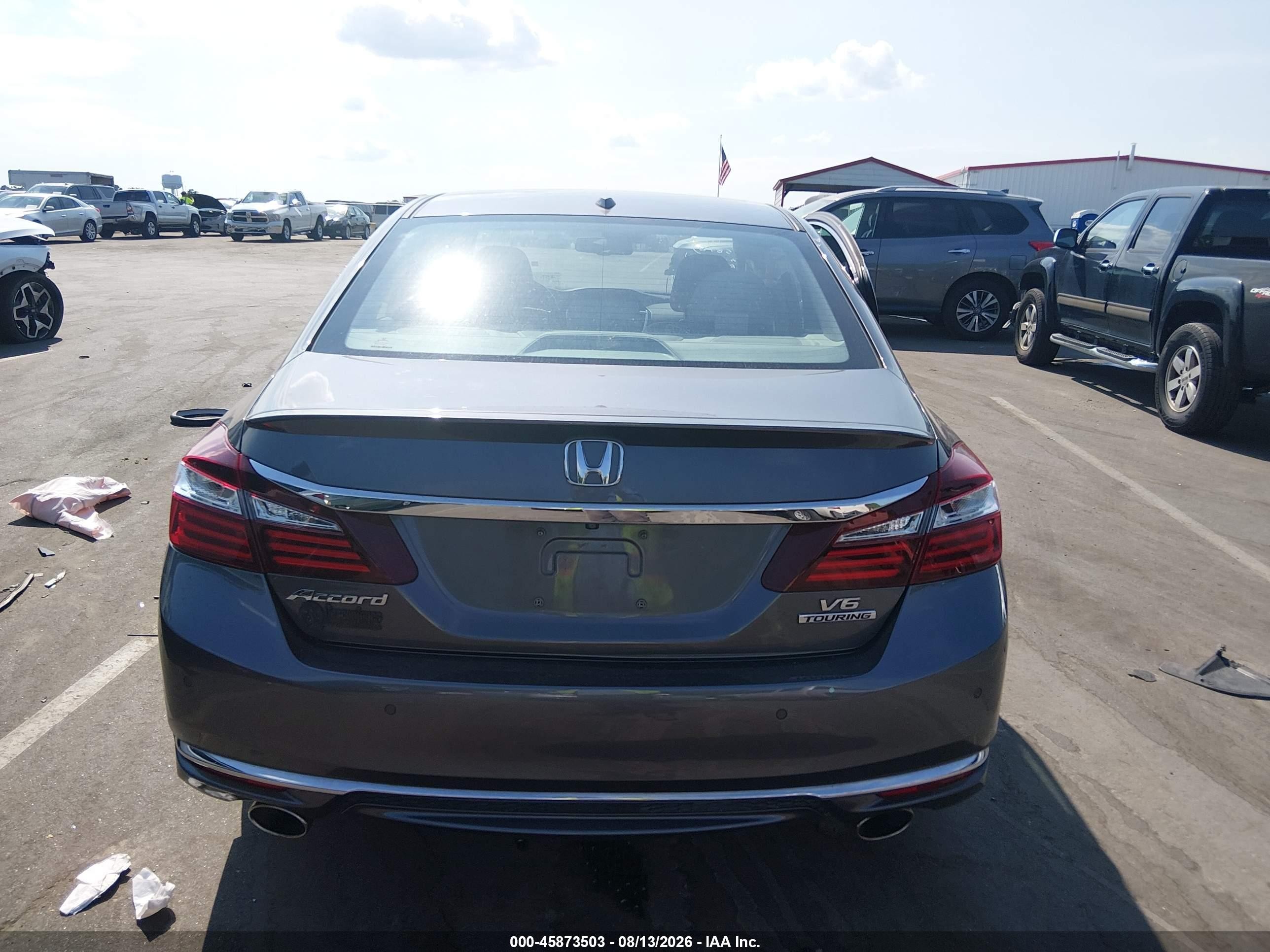 2017 Honda Accord Touring V6 Silver vin: 1HGCR3F91HA035812