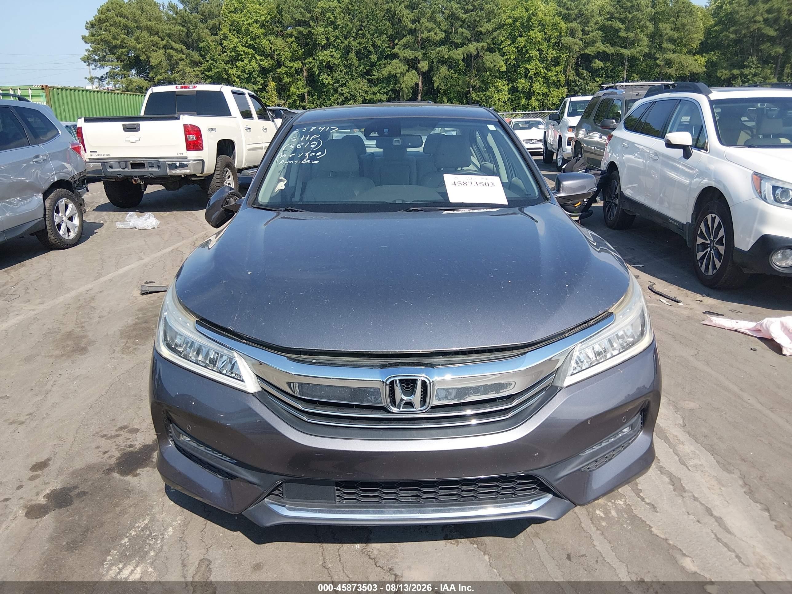 2017 Honda Accord Touring V6 Silver vin: 1HGCR3F91HA035812