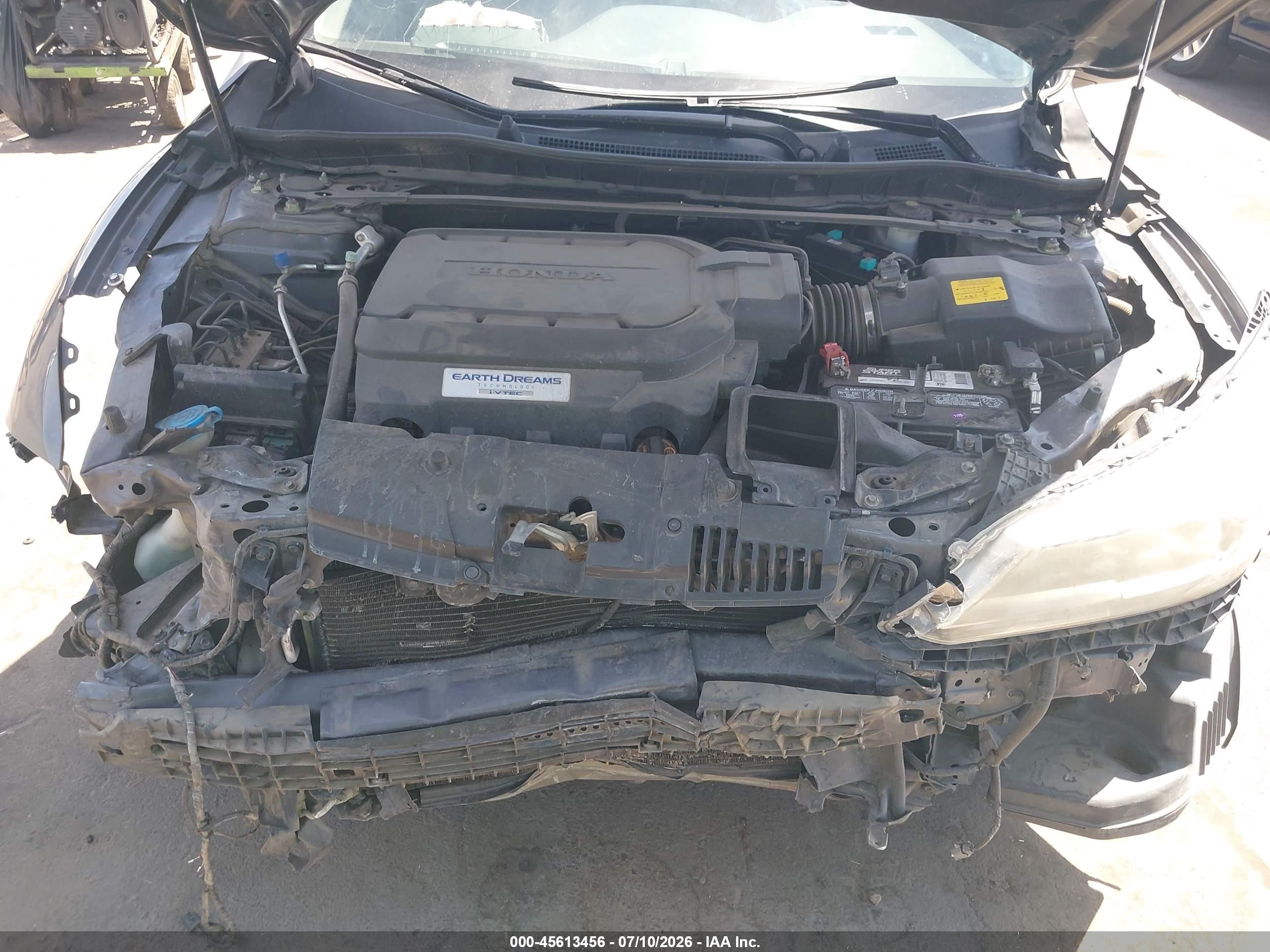 2013 Honda Accord Touring Gray vin: 1HGCR3F92DA025266