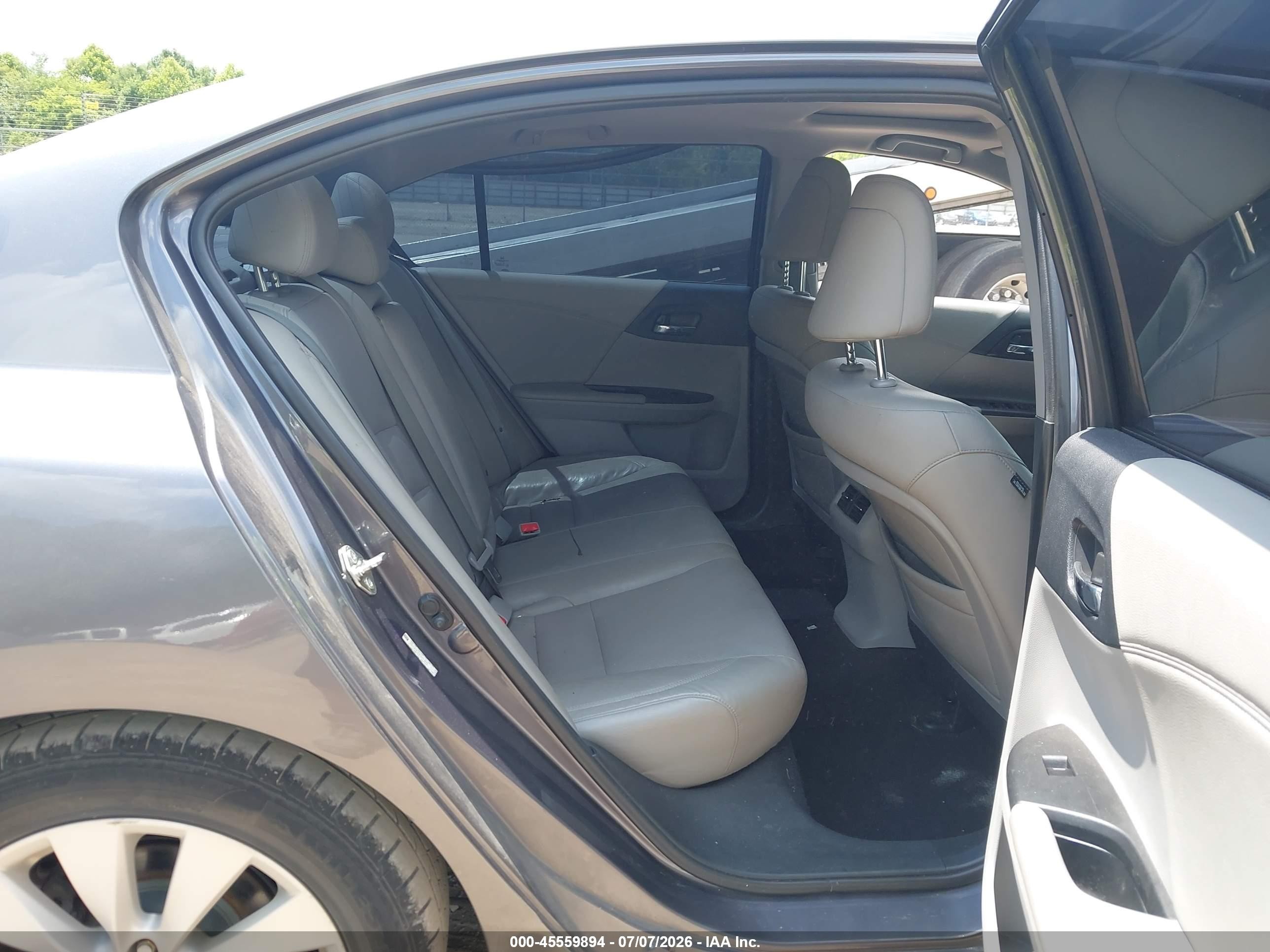 2014 Honda Accord Touring Gray vin: 1HGCR3F92EA031893