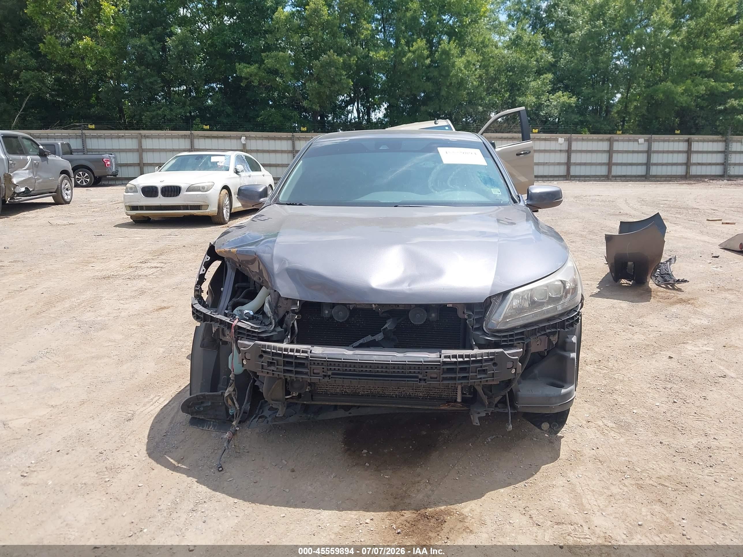 2014 Honda Accord Touring Gray vin: 1HGCR3F92EA031893