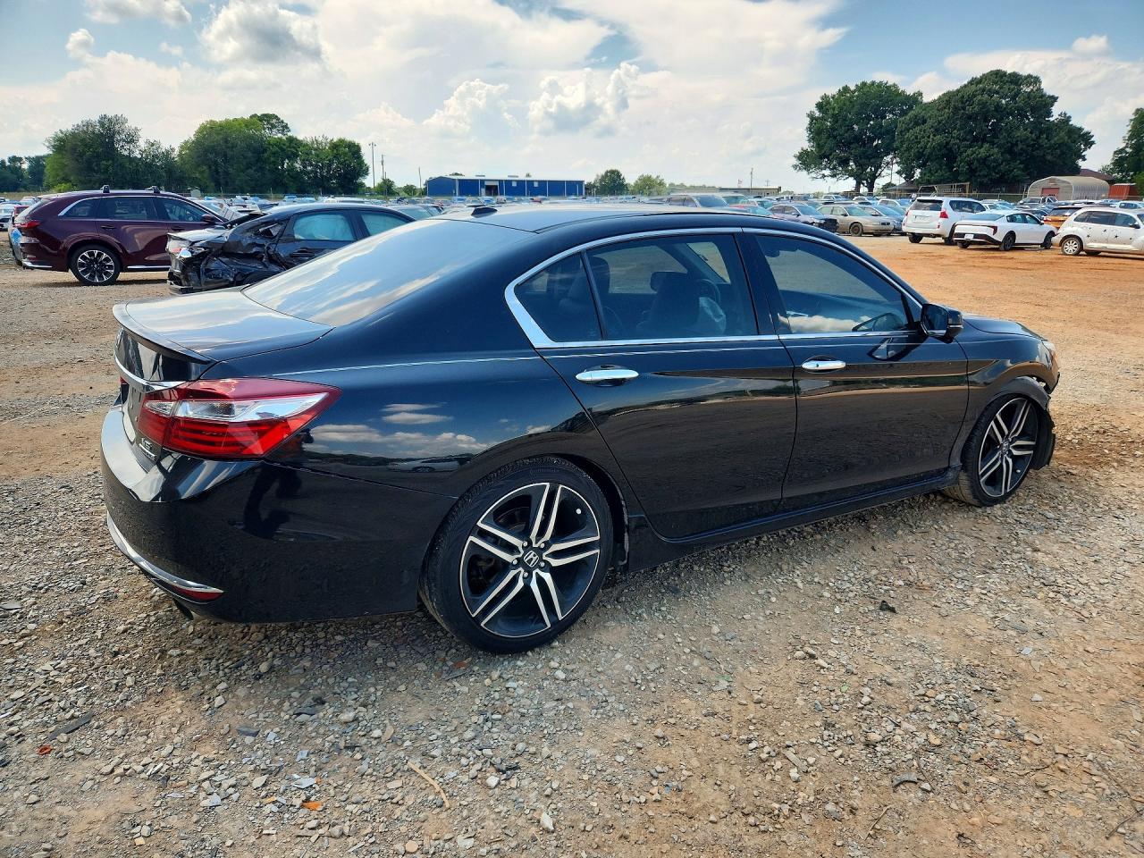 2017 Honda Accord Touring Black vin: 1HGCR3F92HA020638