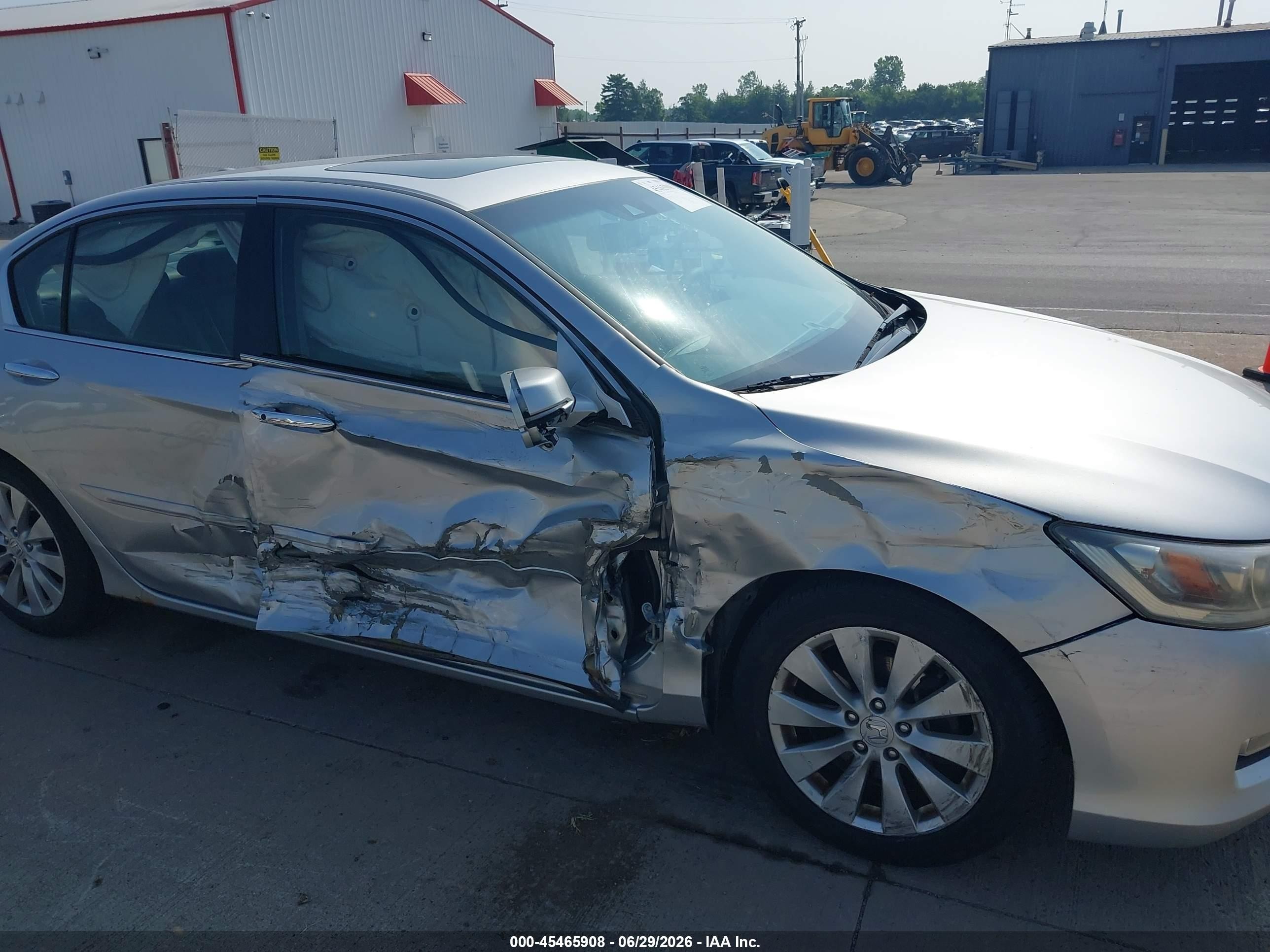 2013 Honda Accord Touring Silver vin: 1HGCR3F93DA033781