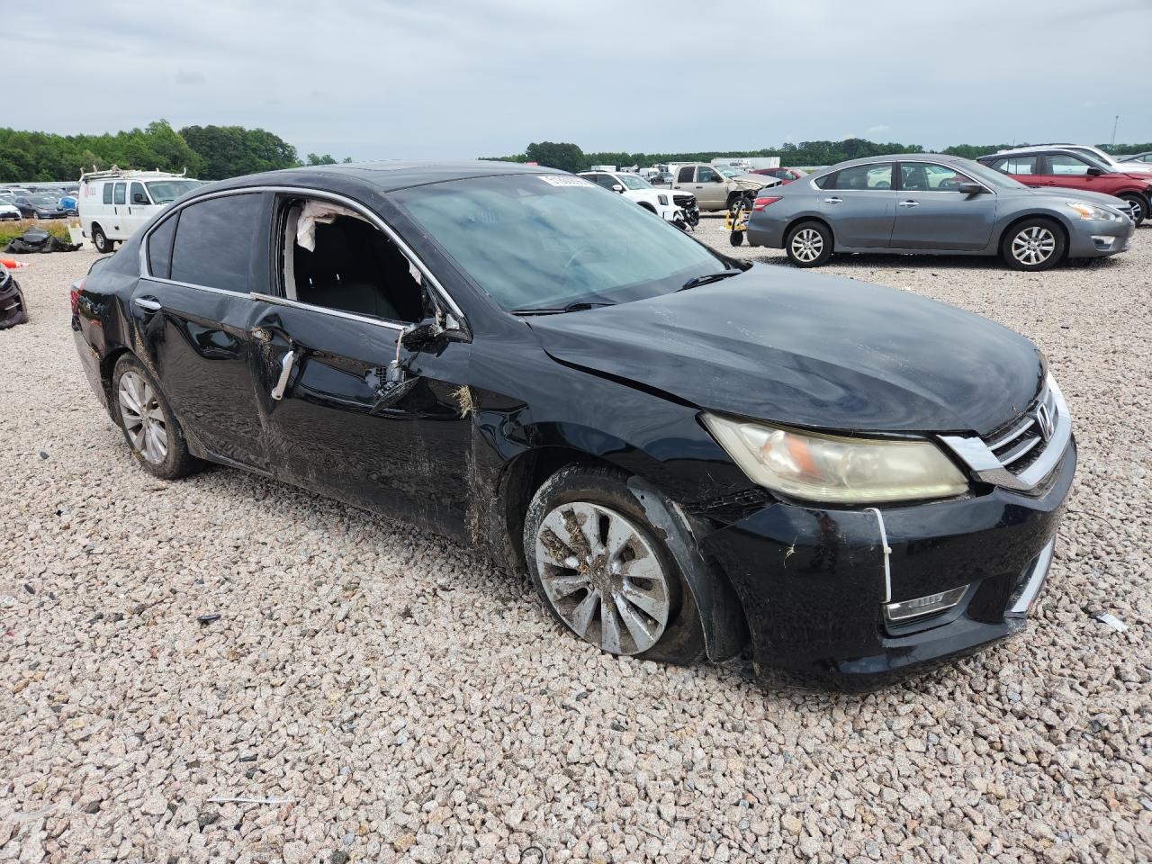 2013 Honda Accord Touring Black vin: 1HGCR3F93DA043887