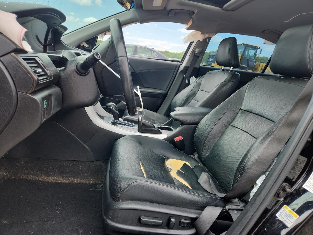 2013 Honda Accord Touring Black vin: 1HGCR3F93DA043887