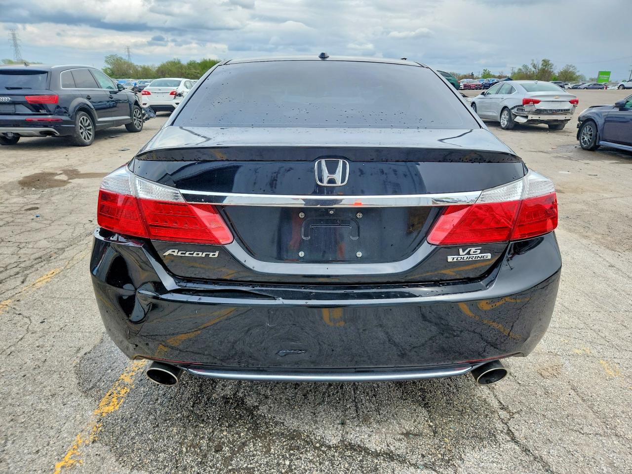 2015 Honda Accord Touring Black vin: 1HGCR3F93FA012397