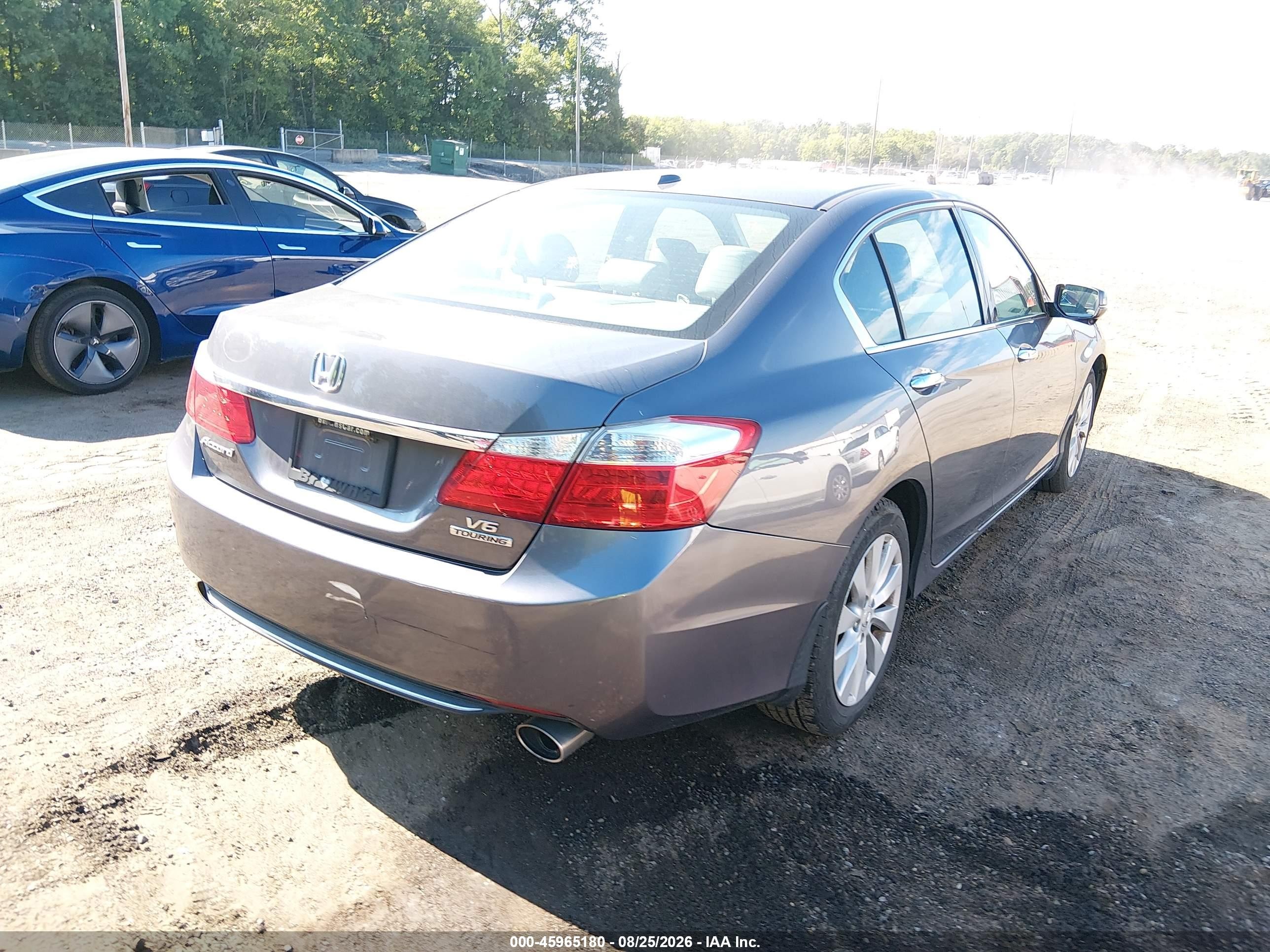 2015 Honda Accord Touring Серый vin: 1HGCR3F93FA029040