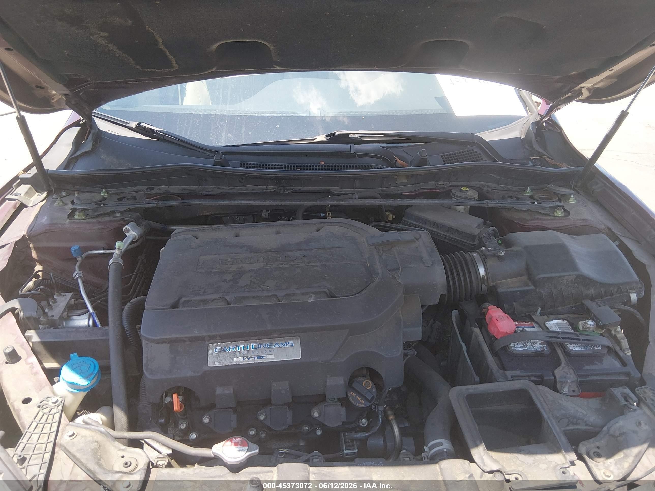 2013 Honda Accord Touring Maroon vin: 1HGCR3F94DA022949