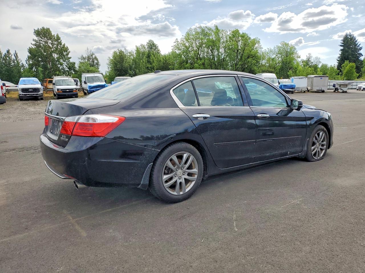 2013 Honda Accord Touring Black vin: 1HGCR3F94DA025639