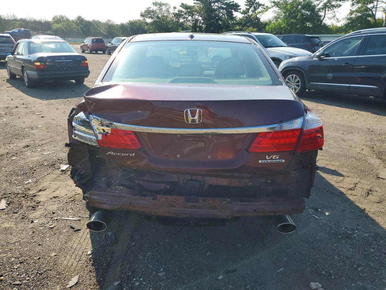 2013 Honda Accord Touring Burgundy vin: 1HGCR3F94DA038567